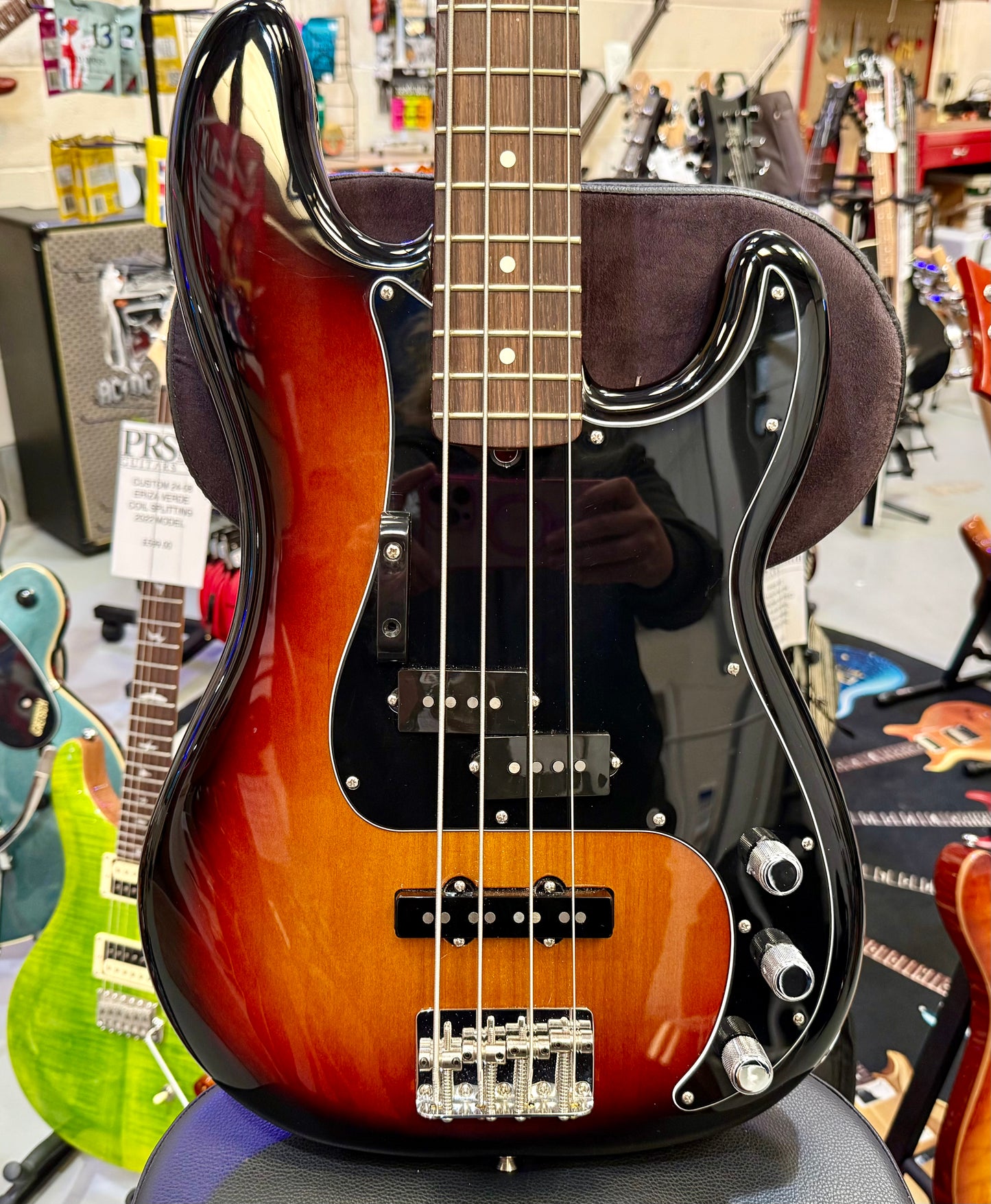🌟2024 USA🌟 Fender American Performer Precision P Bass~ 3-Colour Sunburst~ MINT