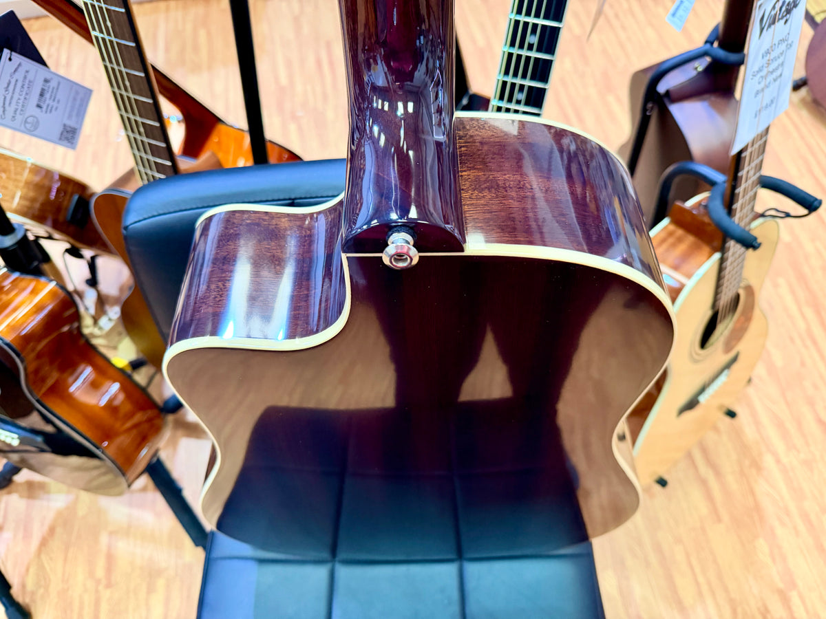 Epiphone Inspired by Gibson J-45 Cutaway Electro-Acoustic~ Hiscox Case~ Sunburst