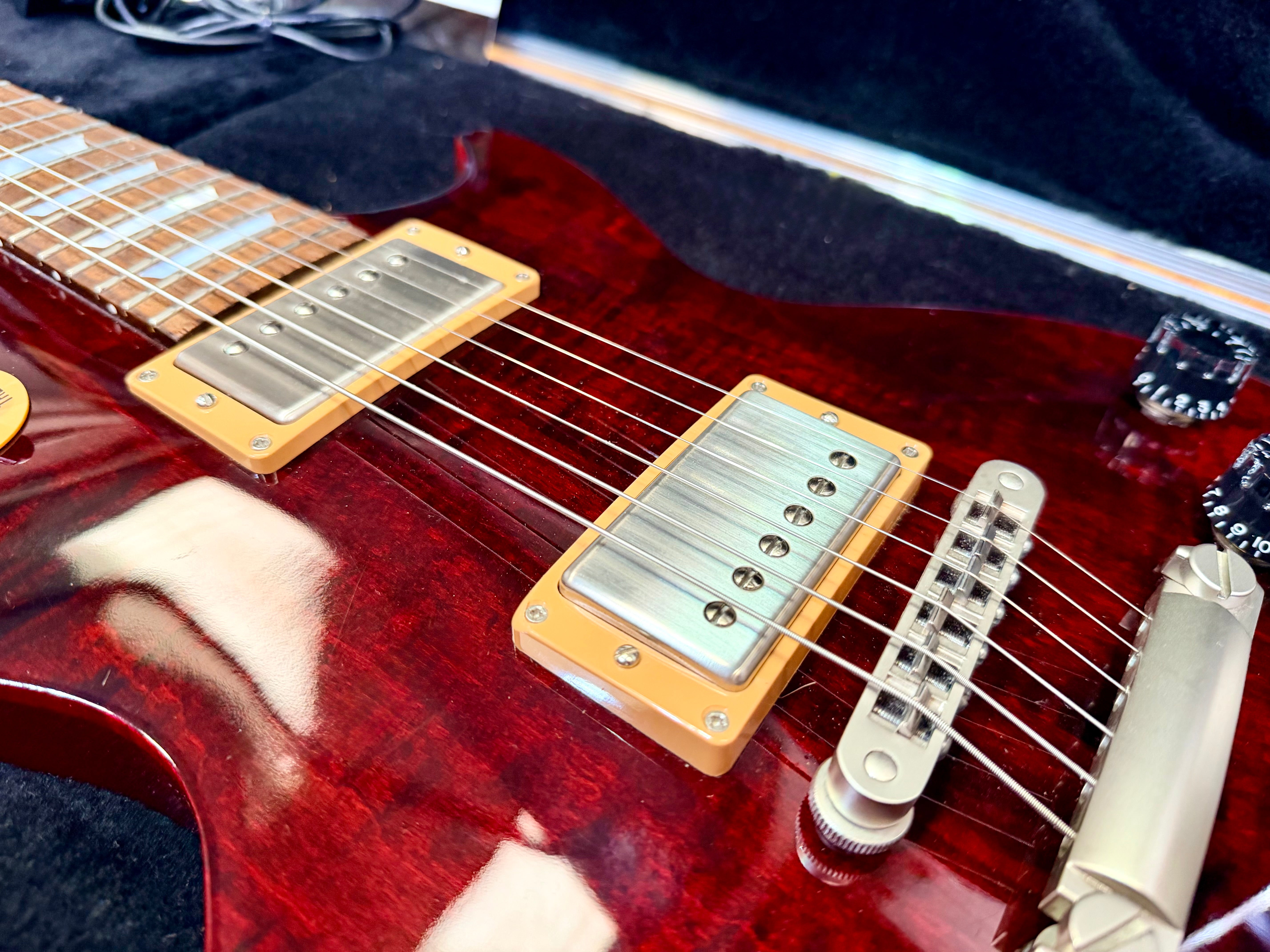 ✨2015✨ Gibson Les Paul Studio~ Wine Red Figured Top~ 100th Anniversary + Case!