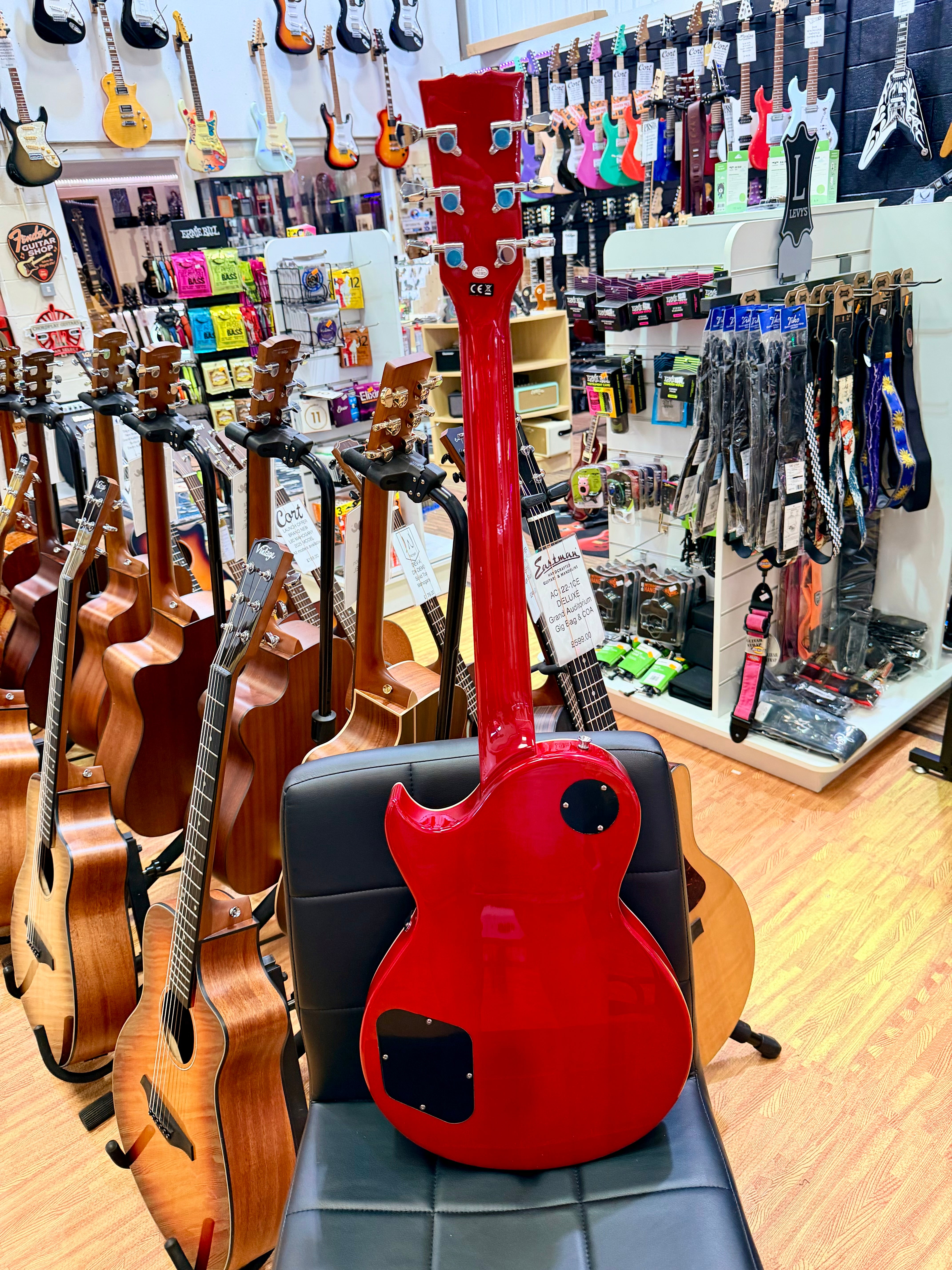 ☀️BUNDLE OFFER☀️ Harley Benton SC-450 CB Classic Series~ Cherry Burst LP Style!