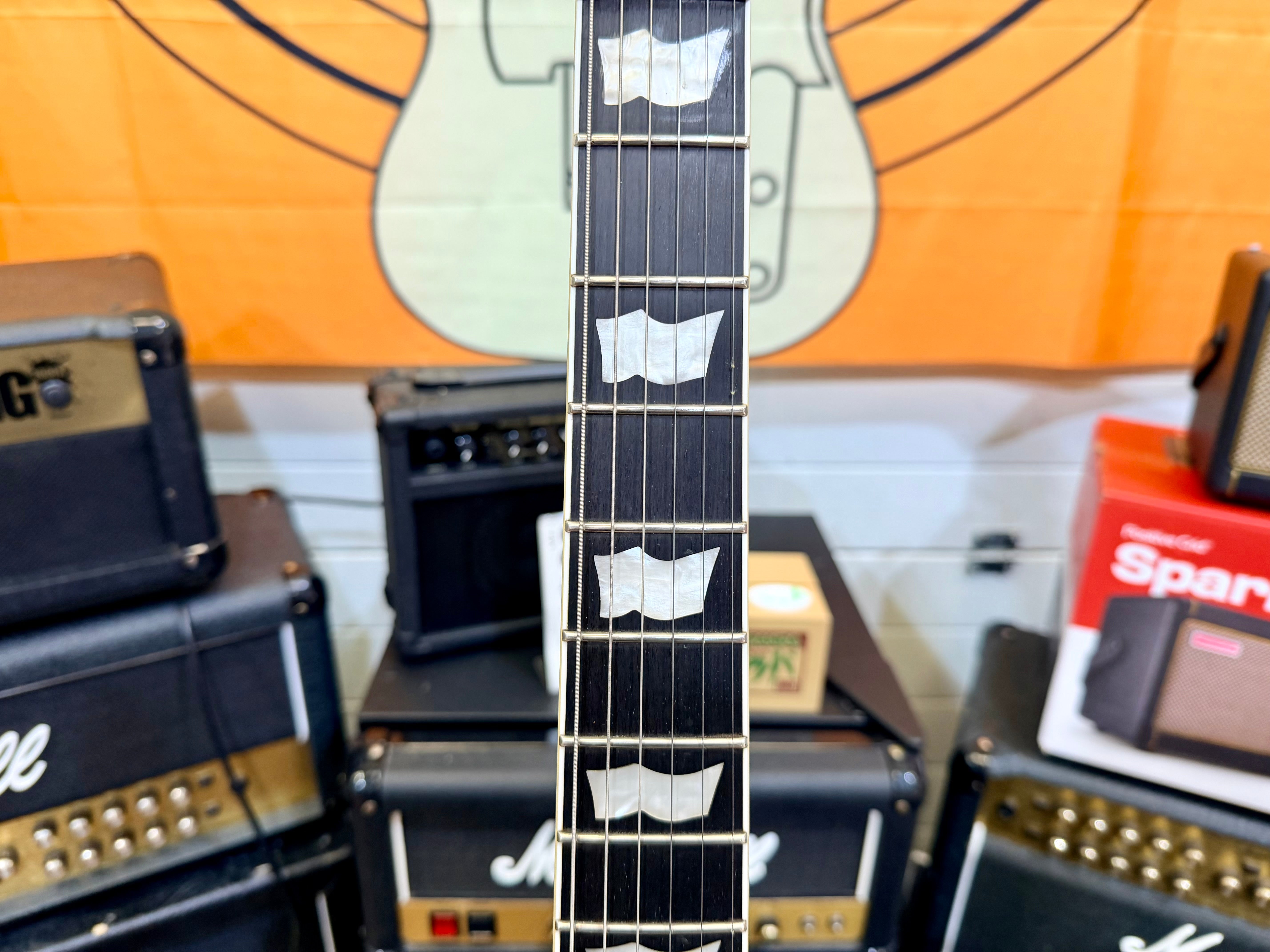 🔥MINT🔥 ESP LTD EC-401QM See Thru Black Satin~ EMG 81/60 Electric Guitar~ 2021!