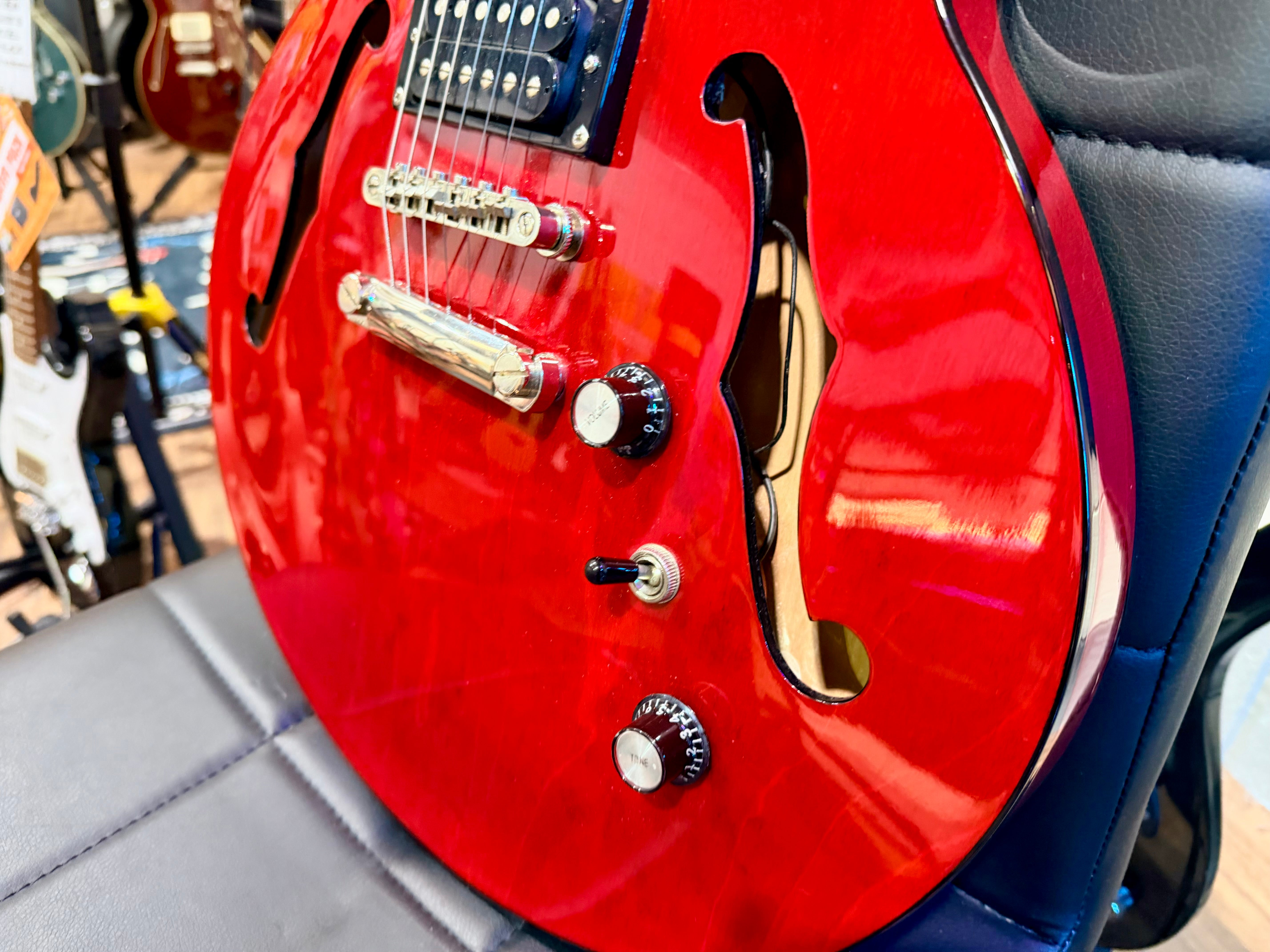 🍒LTD EDITION🍒 Epiphone Dot Studio ES-335 Semi-Hollow~ Custom Shop Cherry Red!