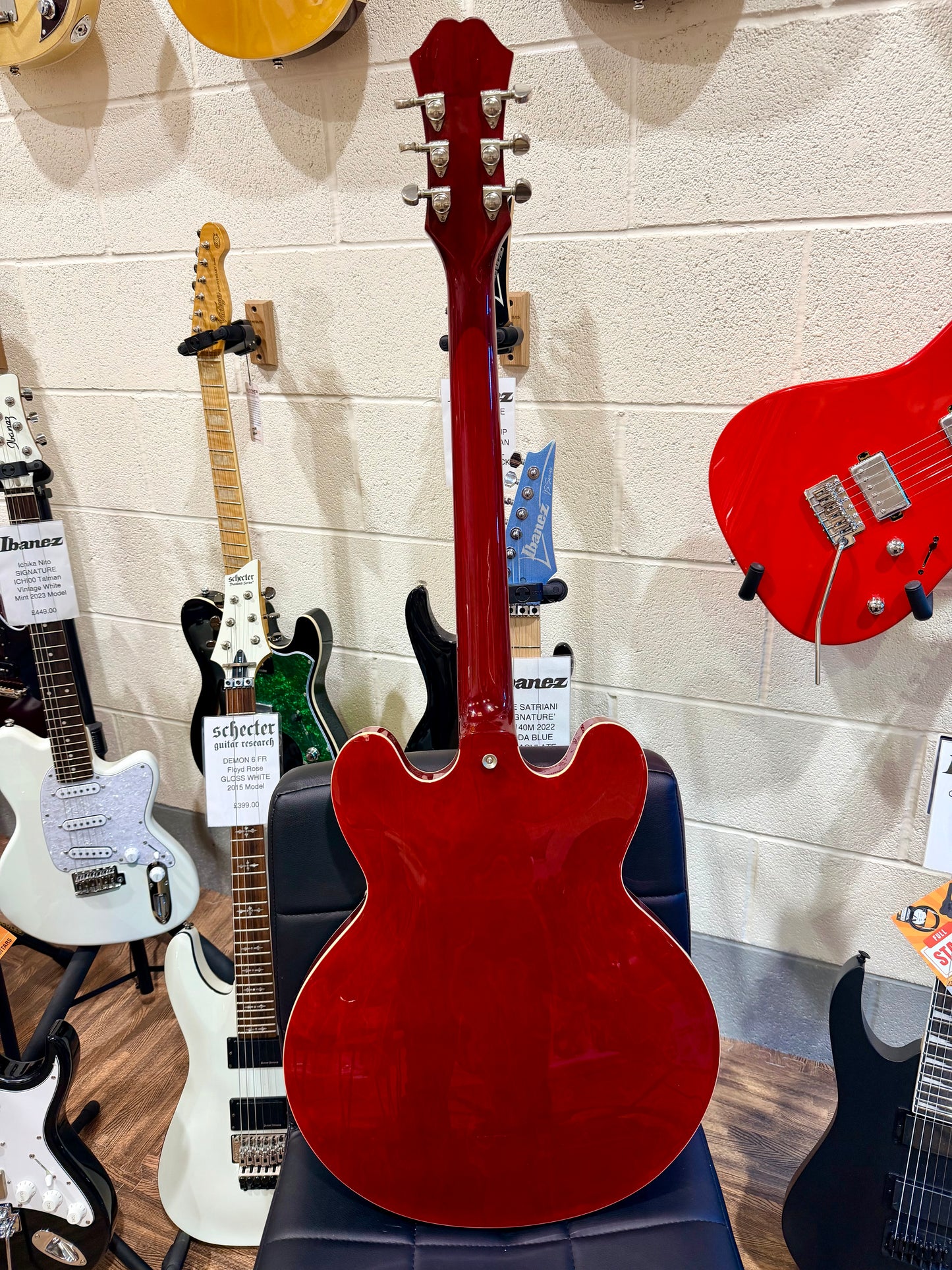๐2012๐ Epiphone ES-335 Dot CH~ Cherry Red~ Hollow-Body!