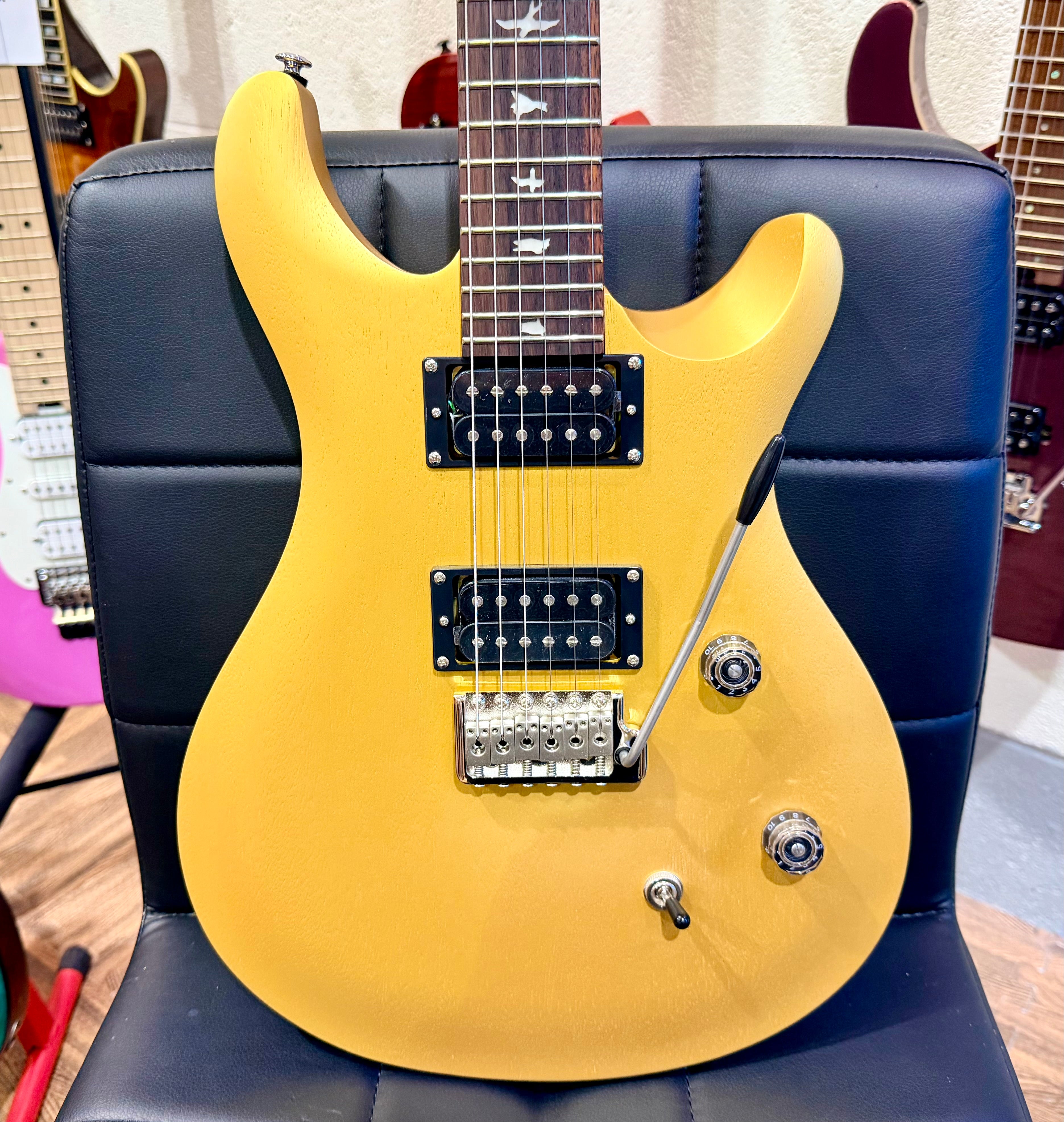 🌟NEW🌟 PRS SE CE24 Standard Satin~ Metallic Gold Electric Guitar~ Latest Model!