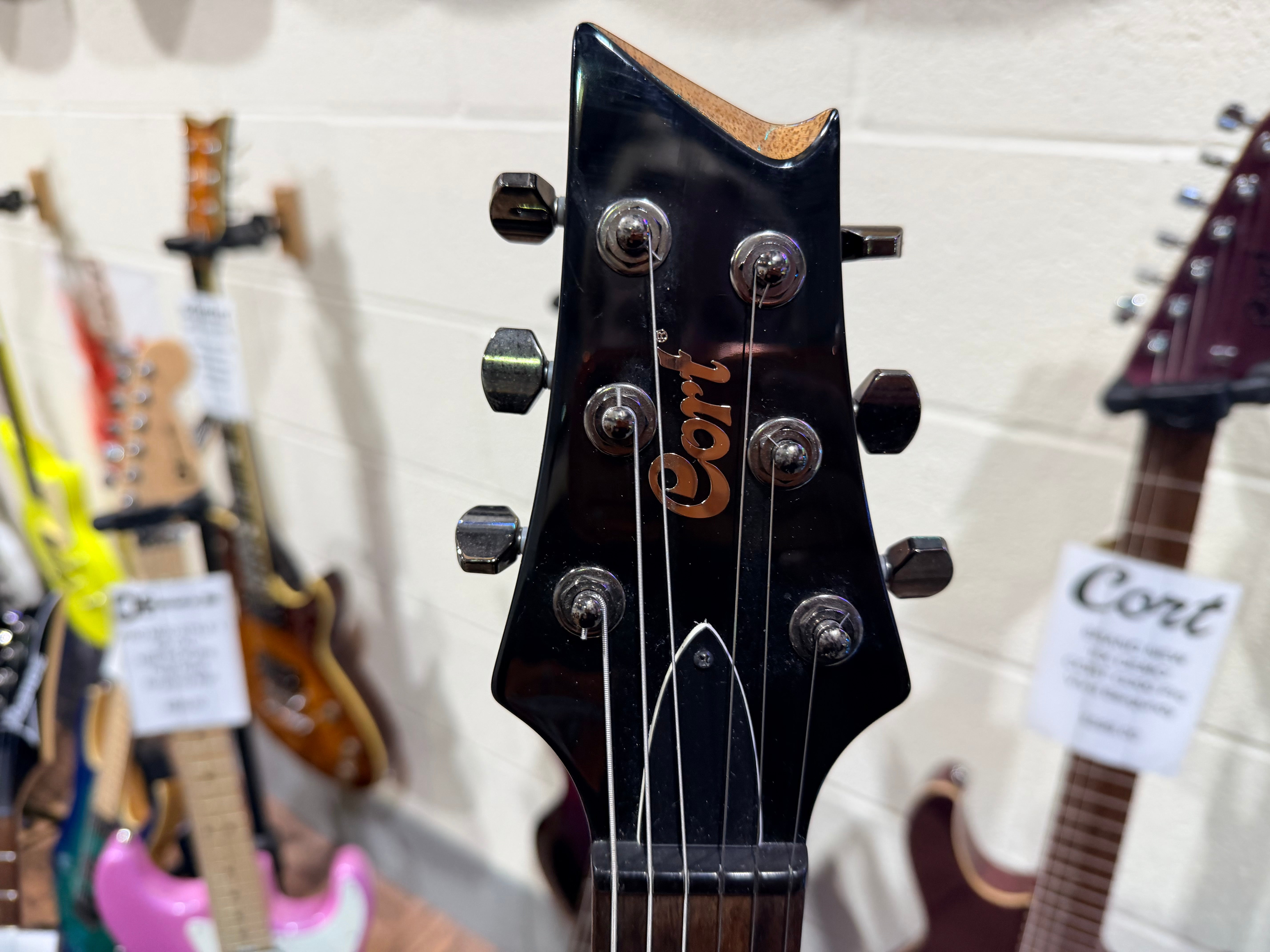 🔥KOREA 2015🔥 Cort KX Custom Electric Guitar~ Flamed Maple Trans Blue~ Rare!