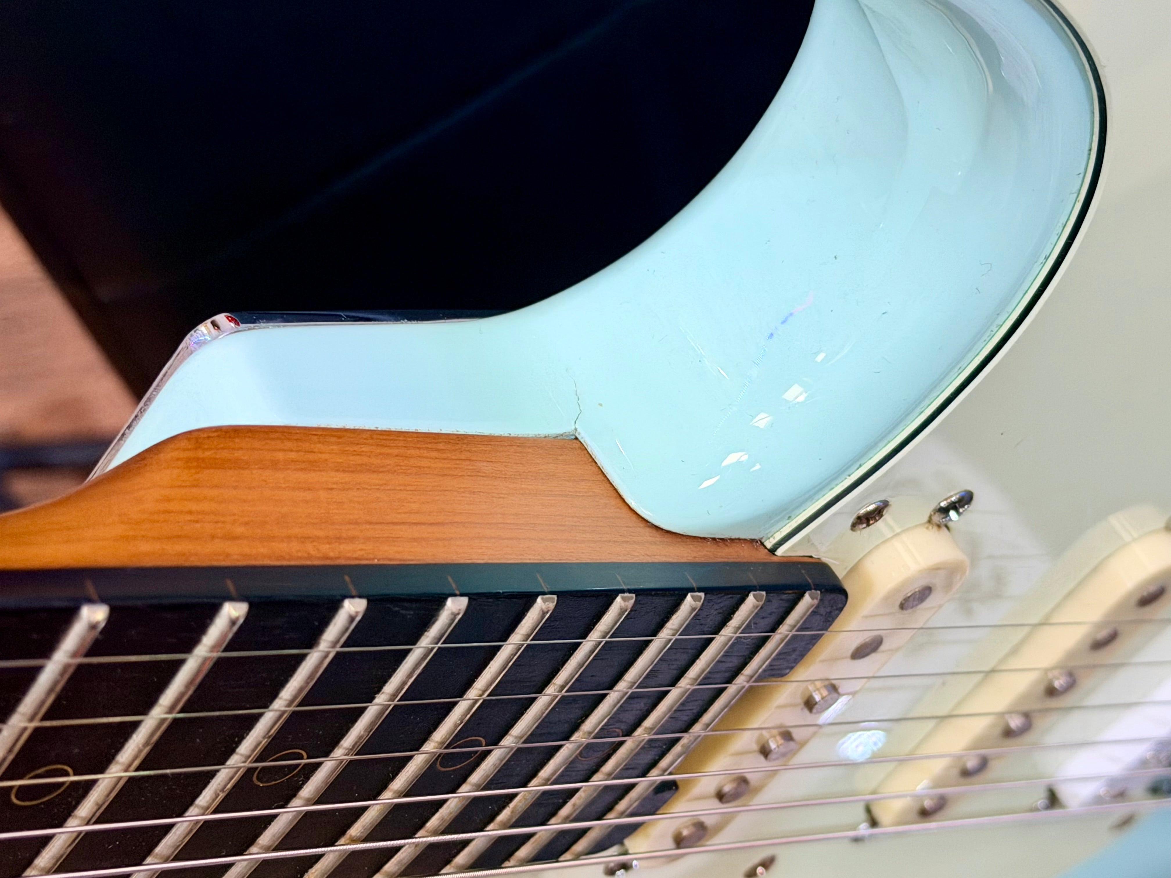 🔥2019🔥 Schecter Nick Johnson Traditional~ Atomic Frost~ Seymour Duncan Lil 59!