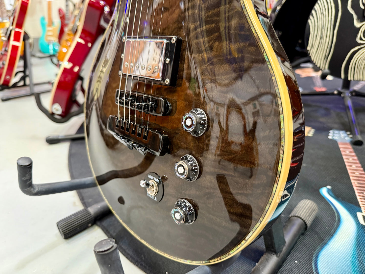 🔥UPGRADED🔥 Hamer Sunburst XT Series Q/T Quilted Top Double Cut~ Schaller~ Case!