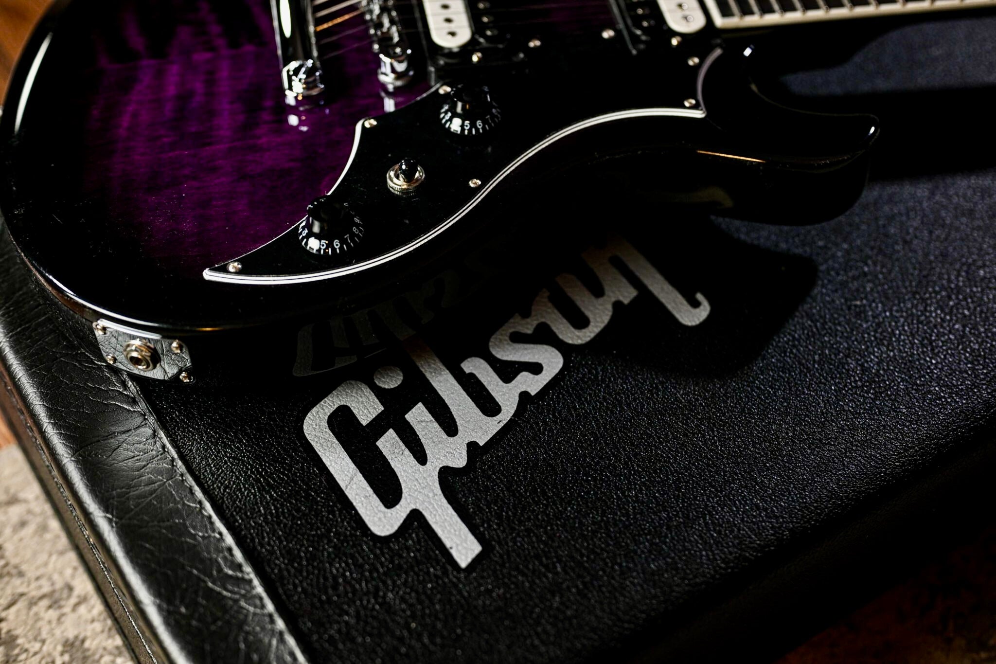 🔥NEW🔥 2025 Gibson Victory Figured Top~ Dark Purple Burst~ Hard Case & Docs!