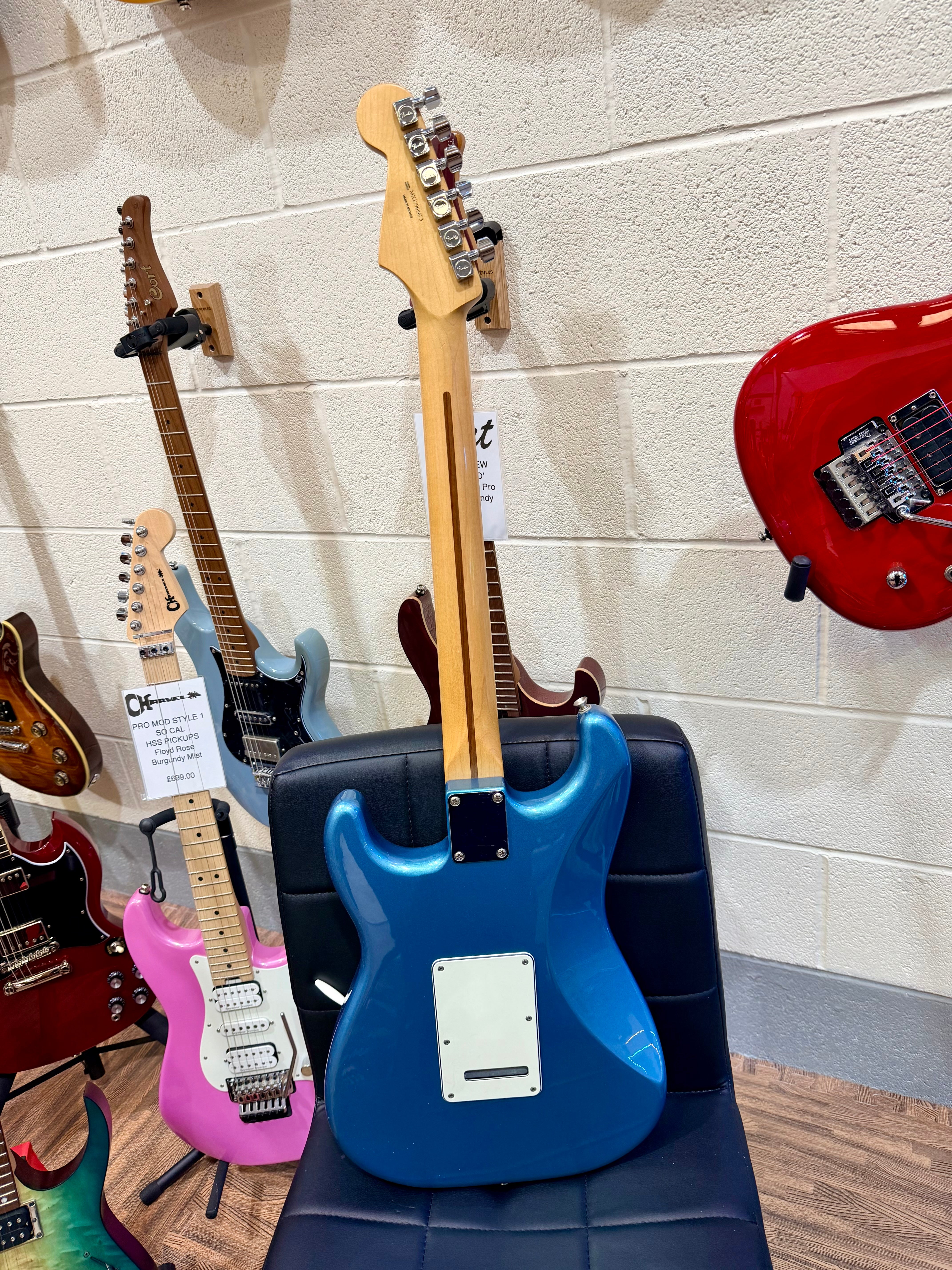 🌟2017🌟 Fender Standard Stratocaster~ Mexican MIM Strat~ Tidepool Blue Guitar!