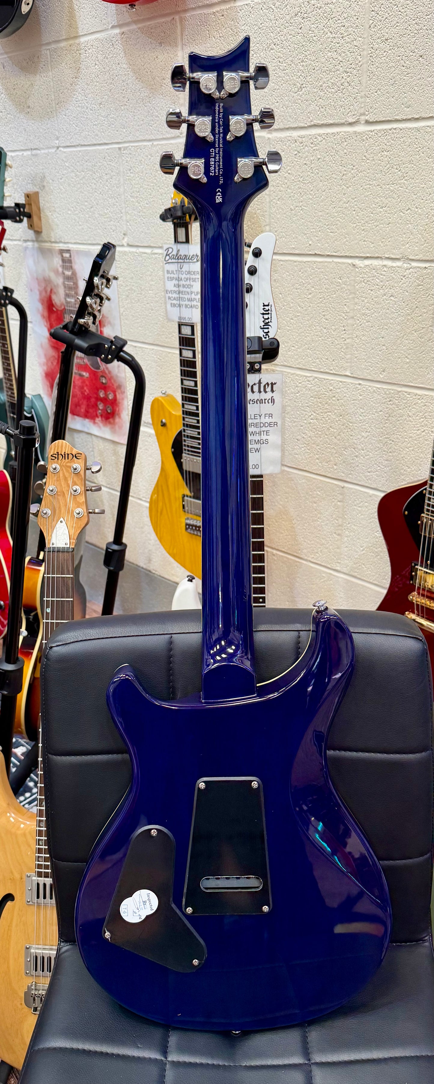 ๐MINT 2022๐ PRS SE Standard 24-08 In Translucent Blue~ Coil Splitting + Gig Bag