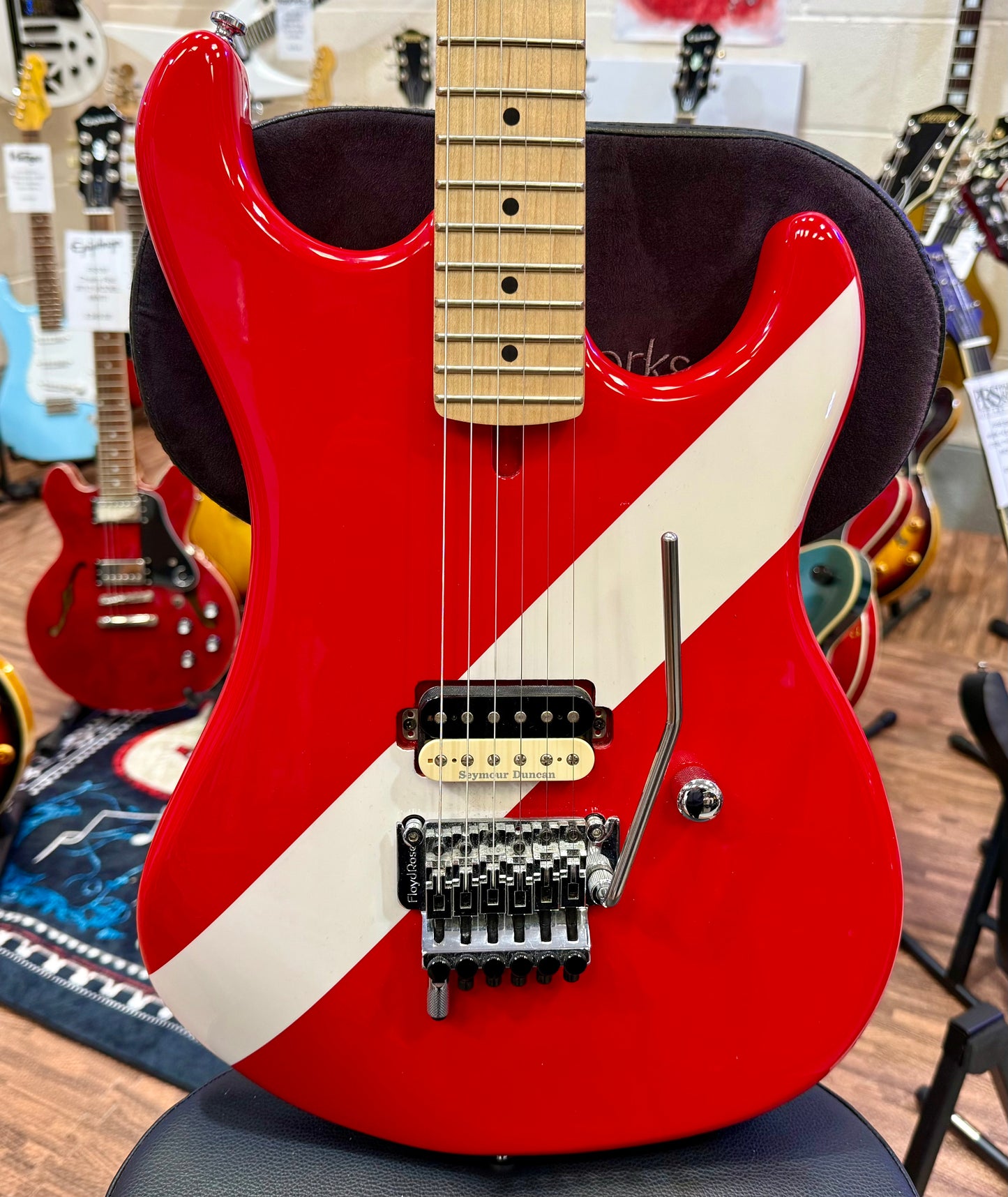 🔥RARE🔥 Kramer The 84 1984 Van Halen~ Diver Down Custom Ltd Edition~EVH D Tuna!