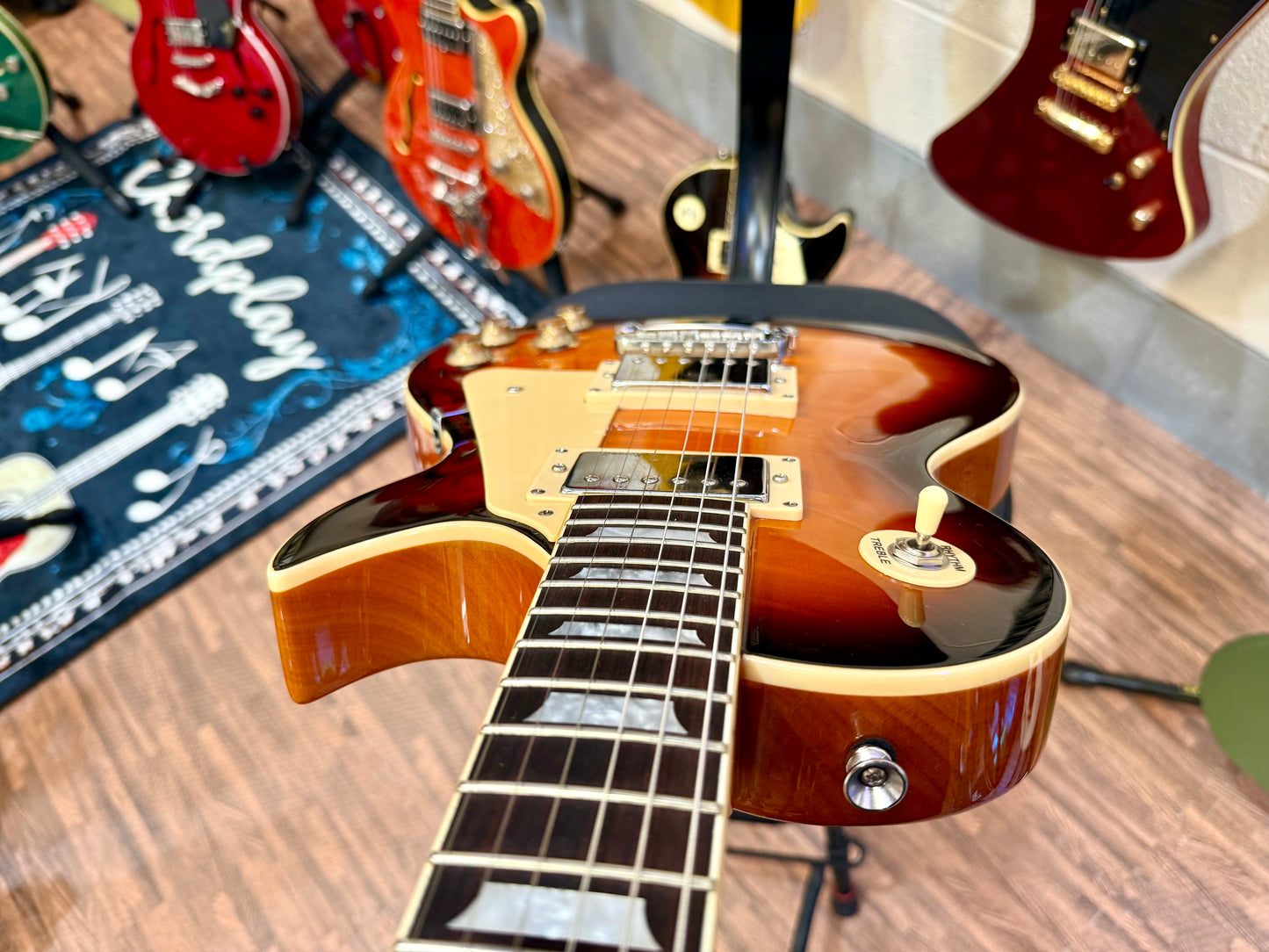 ☀️VINTAGE SUNBURST☀️ Harley Benton SC-450 Deluxe Les Paul~ Electric Guitar!
