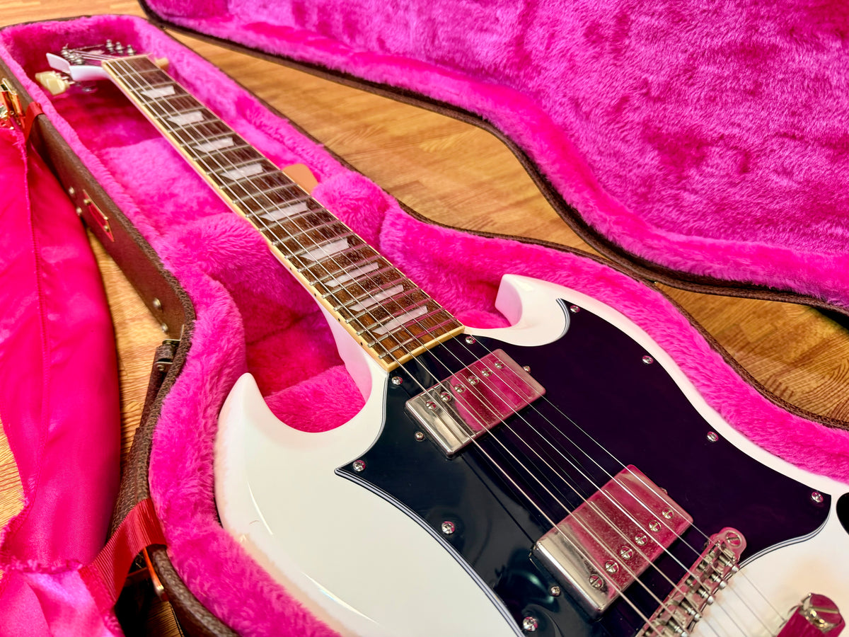 2020 Epiphone SG Standard Alpine White~ Gotoh Locking Tuners~ Gator Hard Case