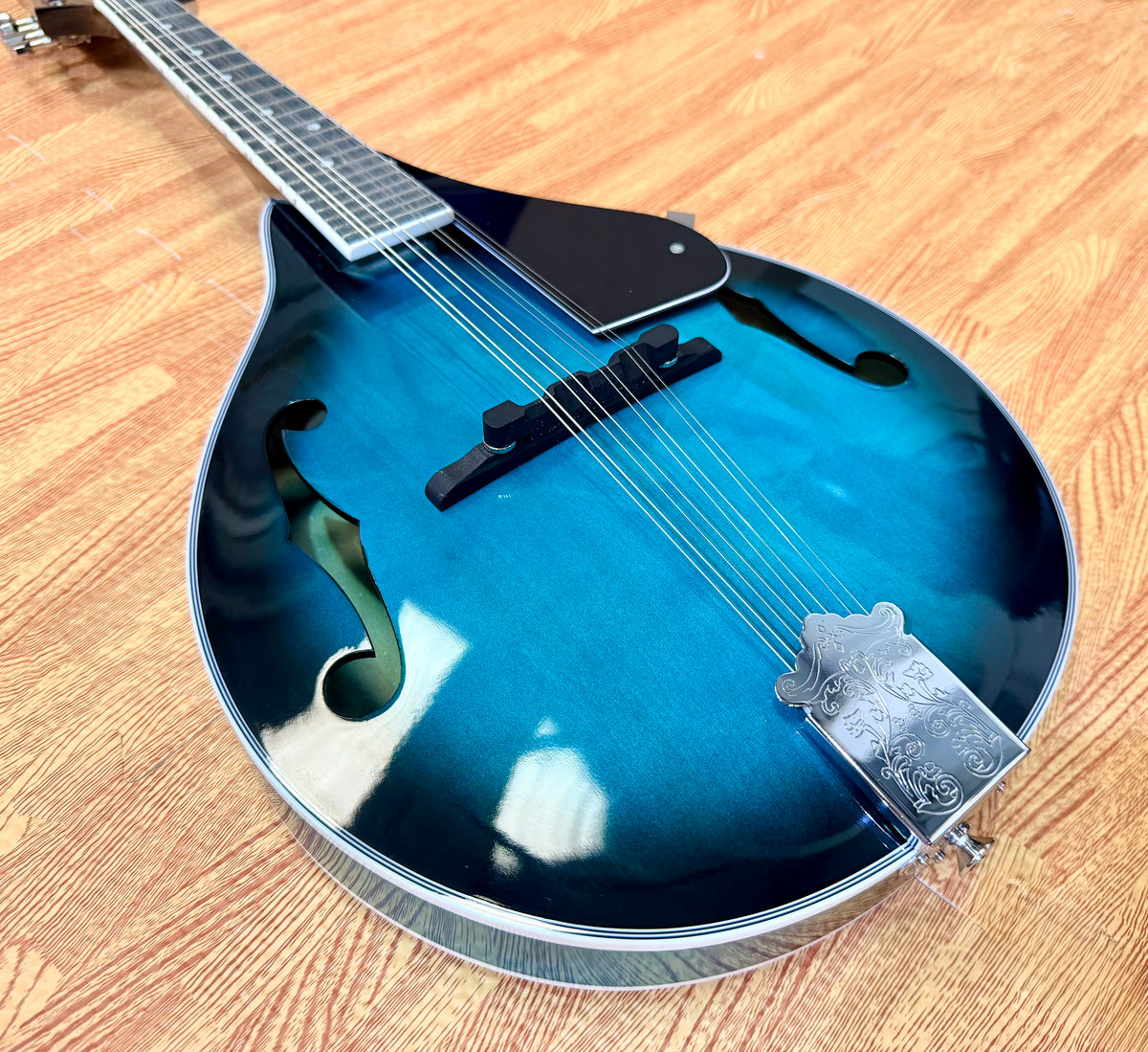✨ IRIN 8-String A-Style Acoustic Mandolin – Folk~ Blue Burst! ✨