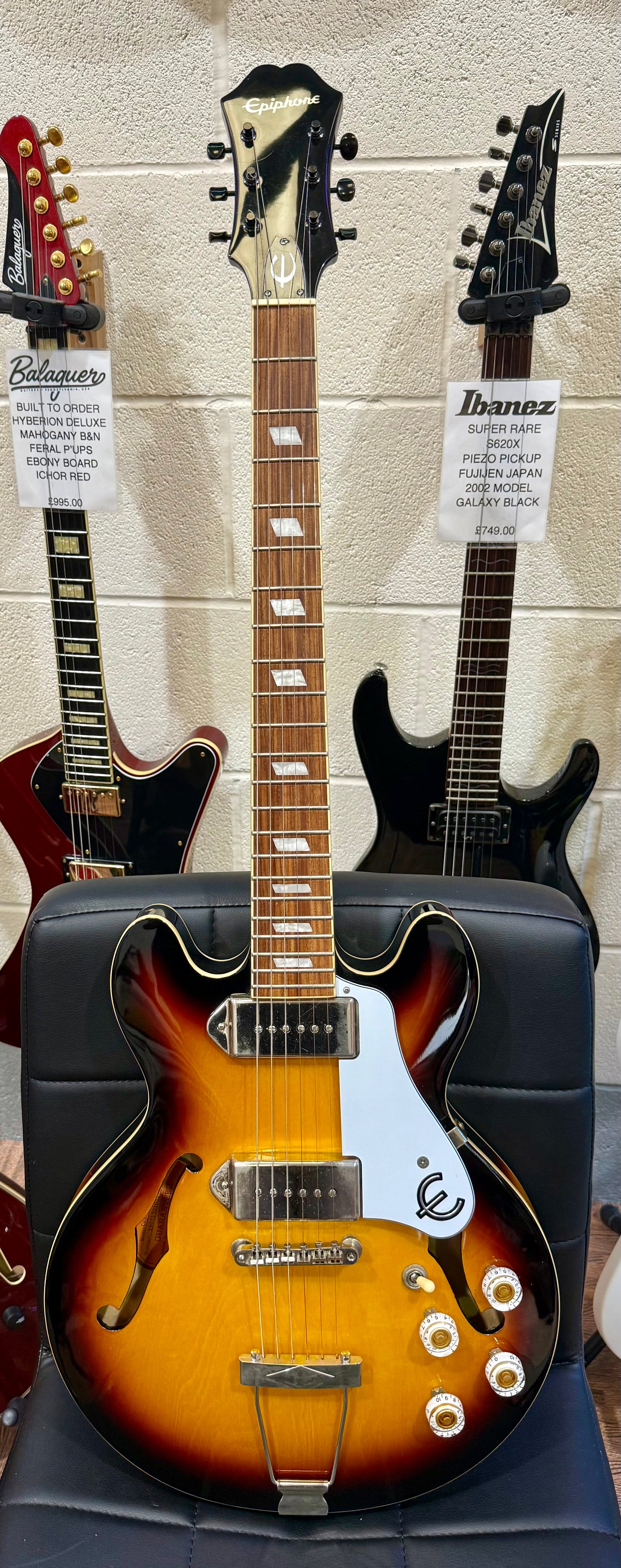 🎸2018🎸 Epiphone Casino Coupe VS~ Hollowbody Electric Guitar~ Vintage Sunburst!