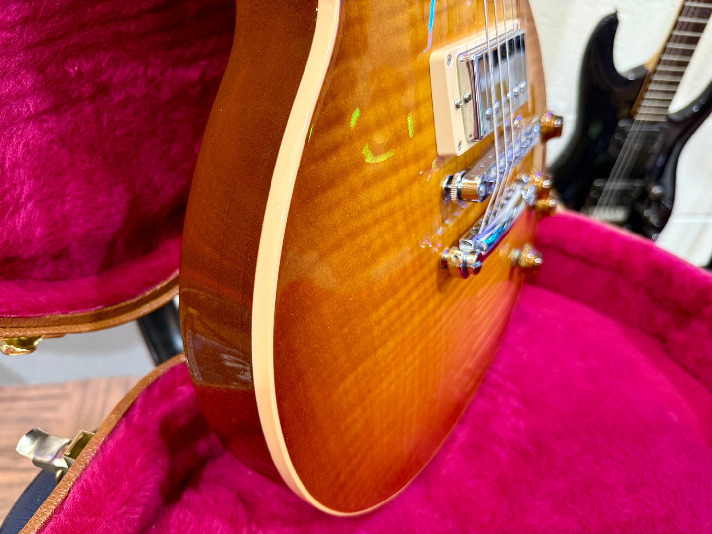 🔥2016 USA🔥 Gibson Les Paul Standard Honeyburst~ AAA Flame~ Hard Case & Candy!