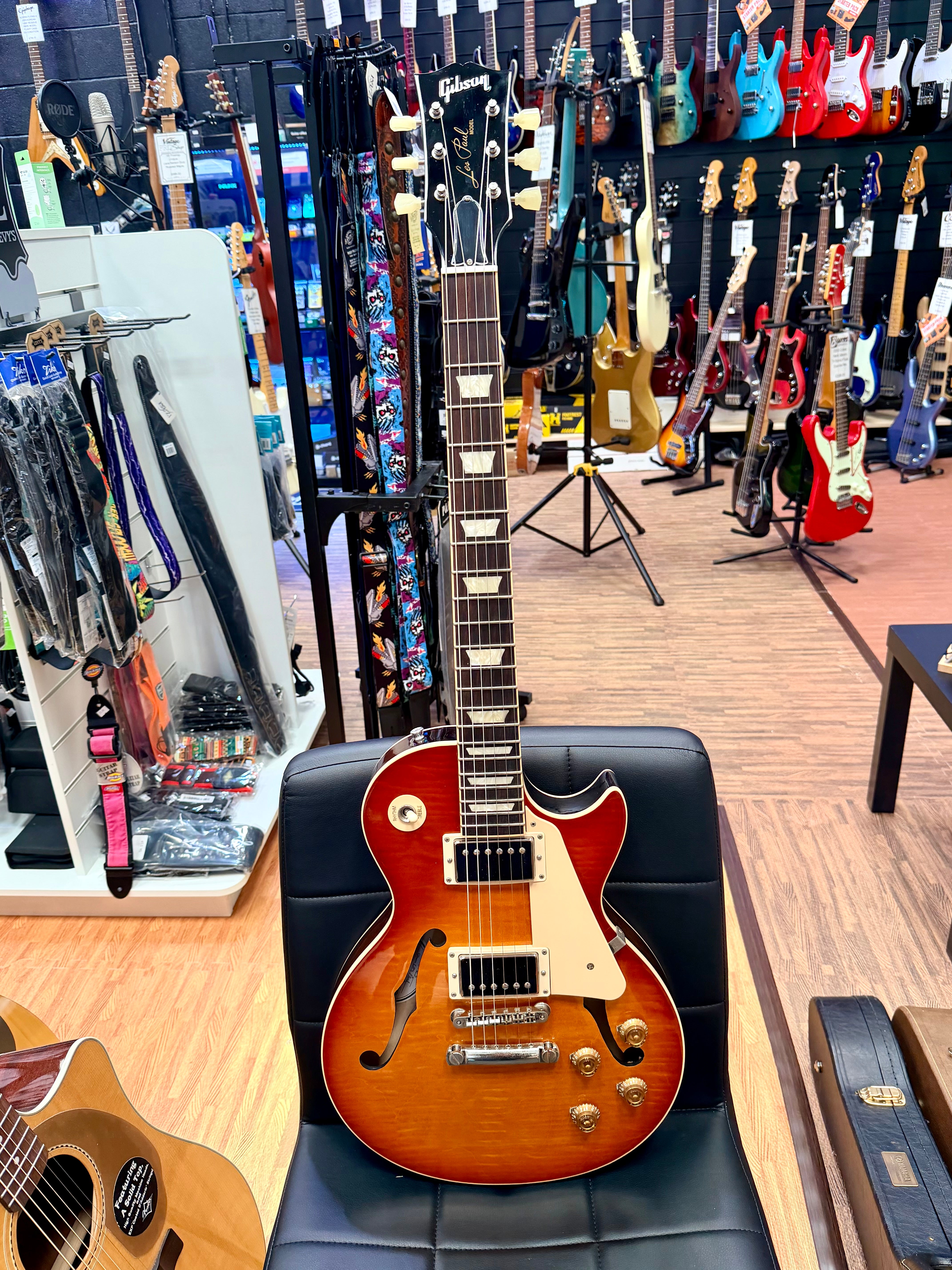 🔥RARE🔥 Gibson Memphis ES-Les Paul 2014~ Honey Burst Semi-Hollow~ USA + Case/COA