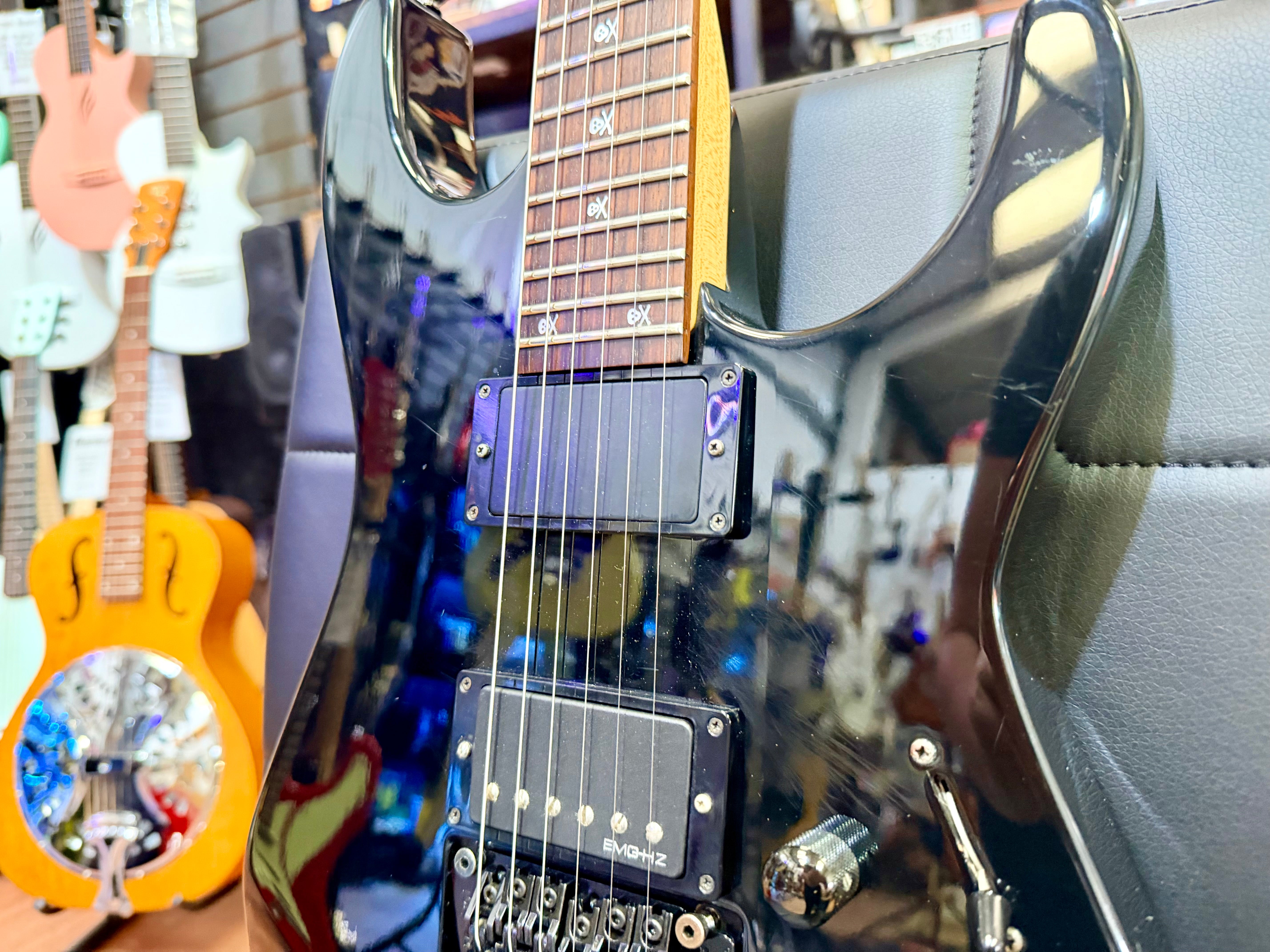 π―π΅ 1990βs π―π΅ Edwards By ESP MR-85~ MIJ Kirk Hammett~ Floyd Rose/EMG~ Japan!
