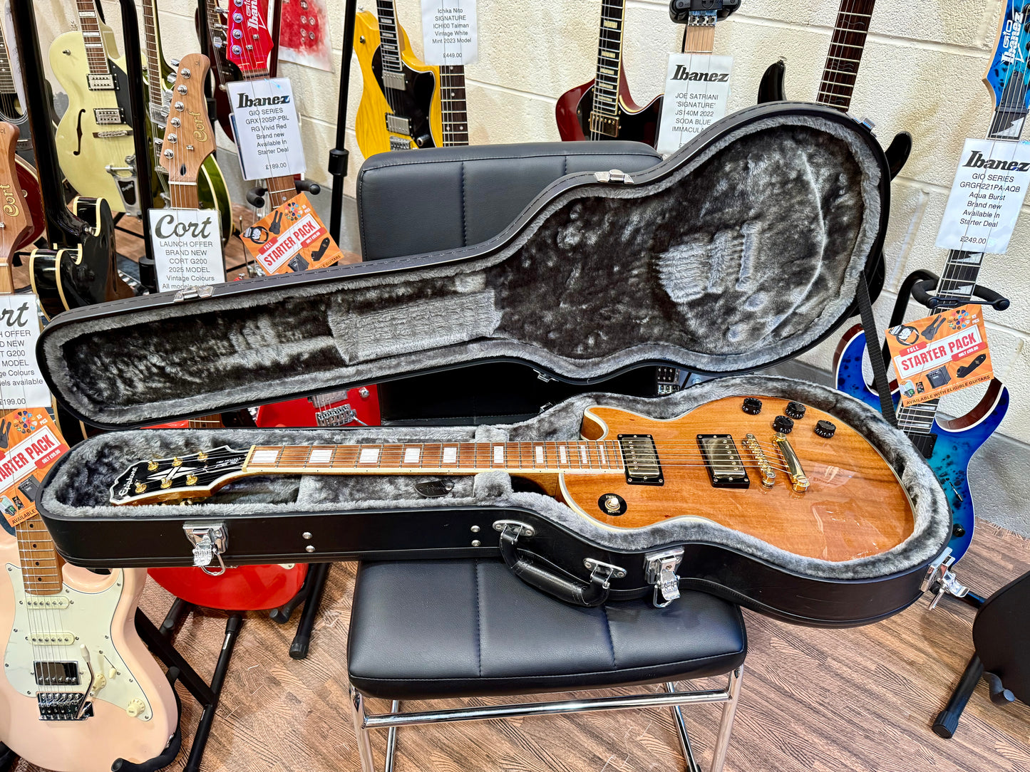 🔥2018🔥 Epiphone Les Paul Custom Pro KOA~ Split Coils + Case~ Ltd Edition!