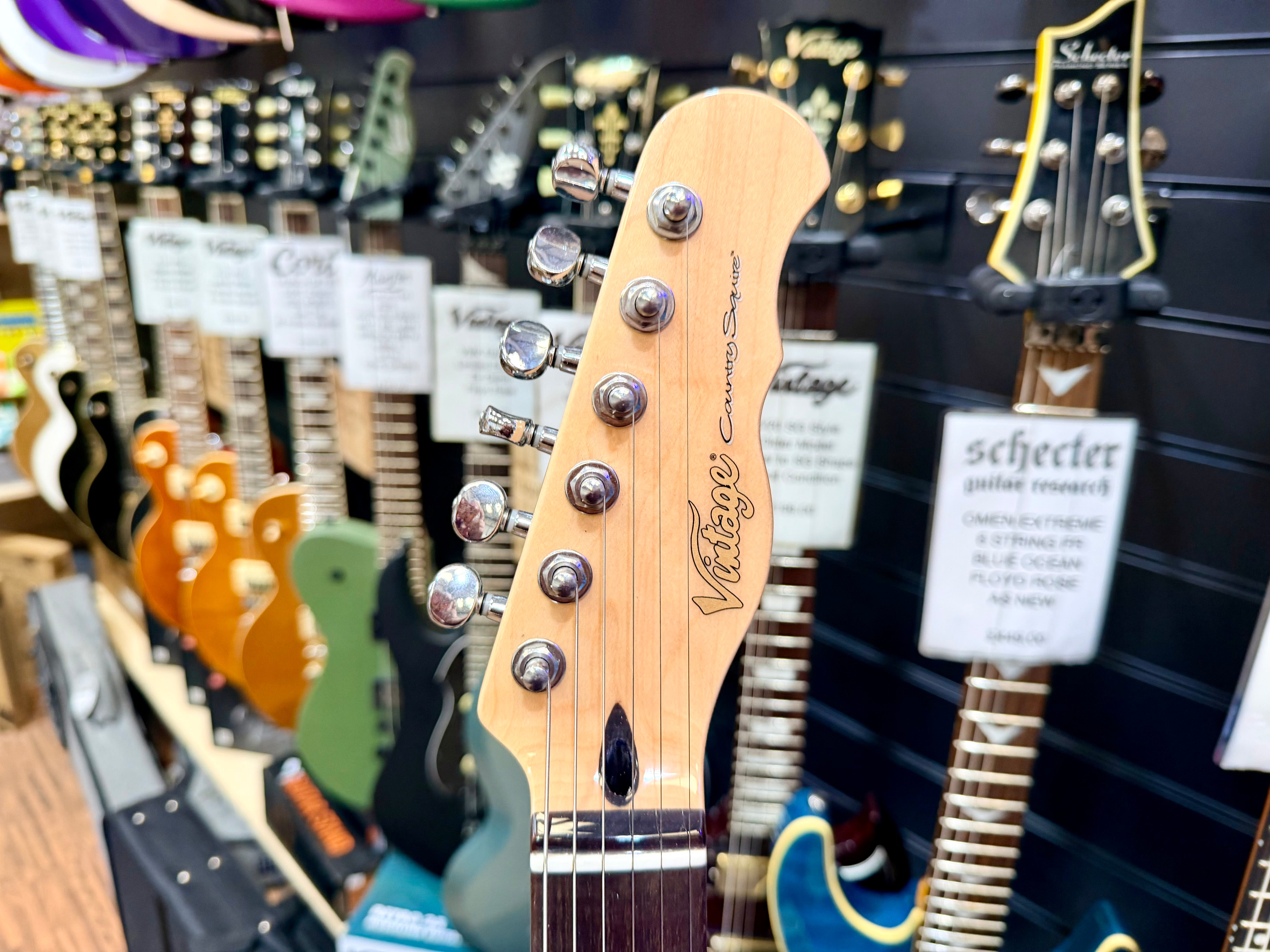 🔥RARE🔥 Vintage Country Squire Thinline Telecaster~ Pre Fret King Black Label!