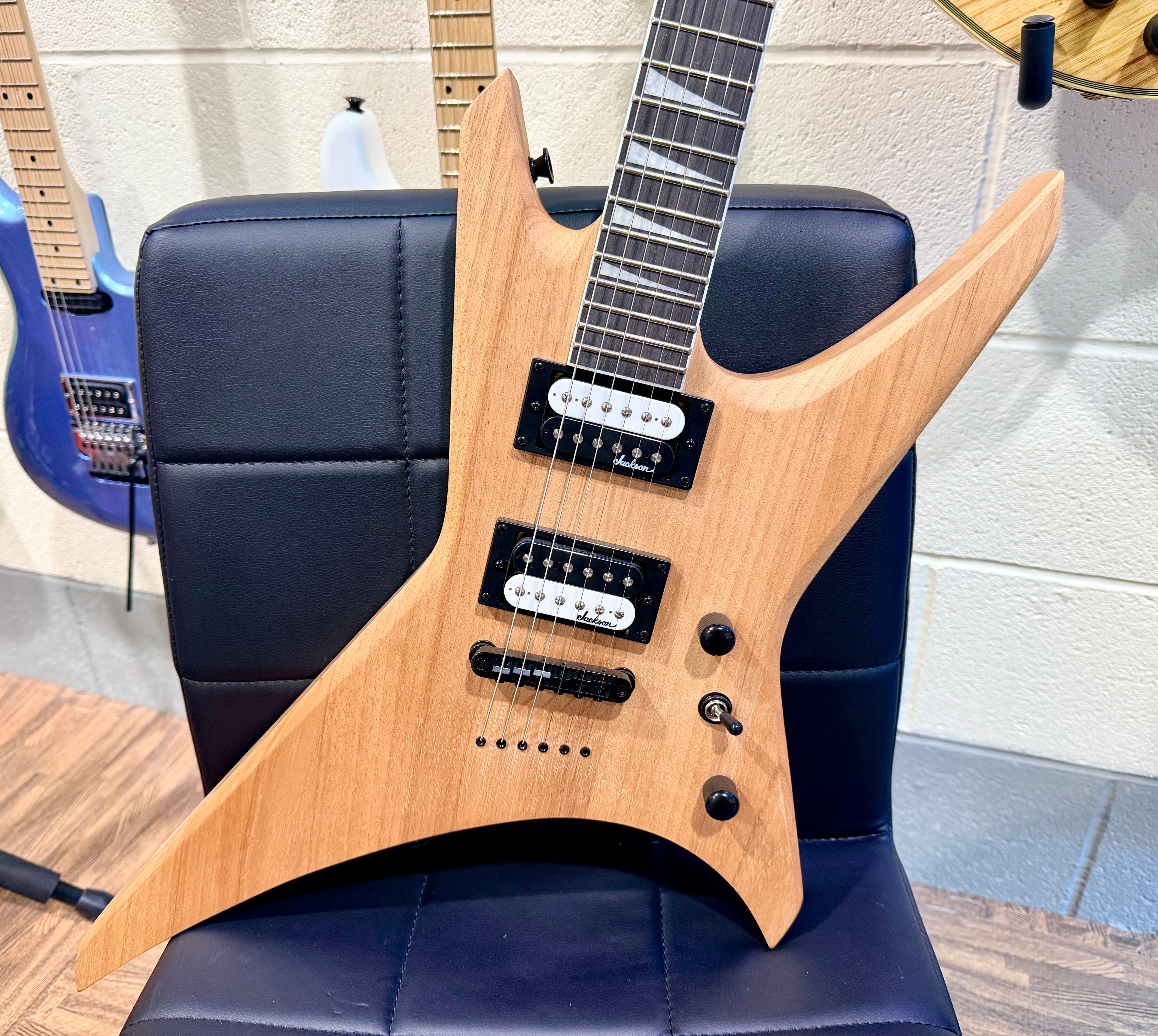 🔥EX-DEMO 2025🔥 Jackson JS Series Warrior JS32T~ Natural Oil Electric Guitar!