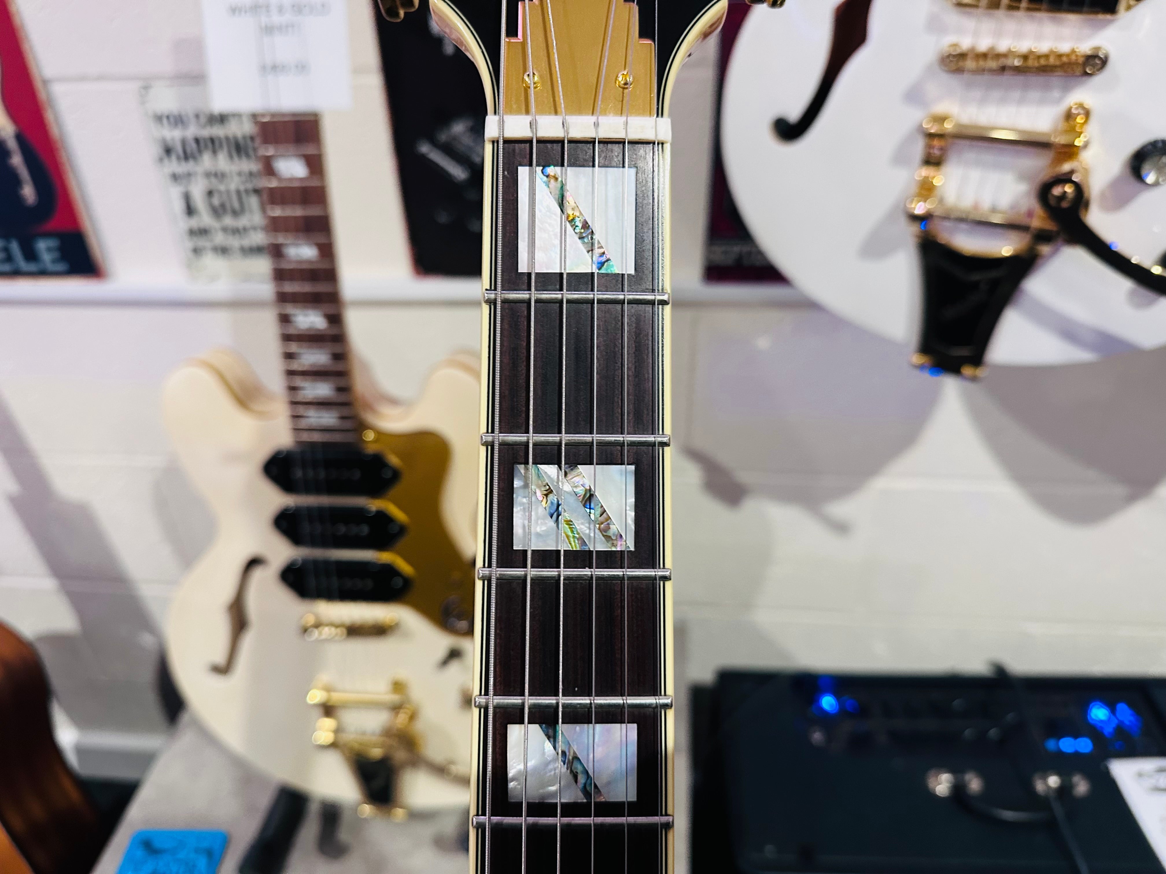 🌟MINT🌟 D'Angelico Ludlow Deluxe~ Swamp Ash Natural~2018~ Hard Case~MUST SEE 🌟