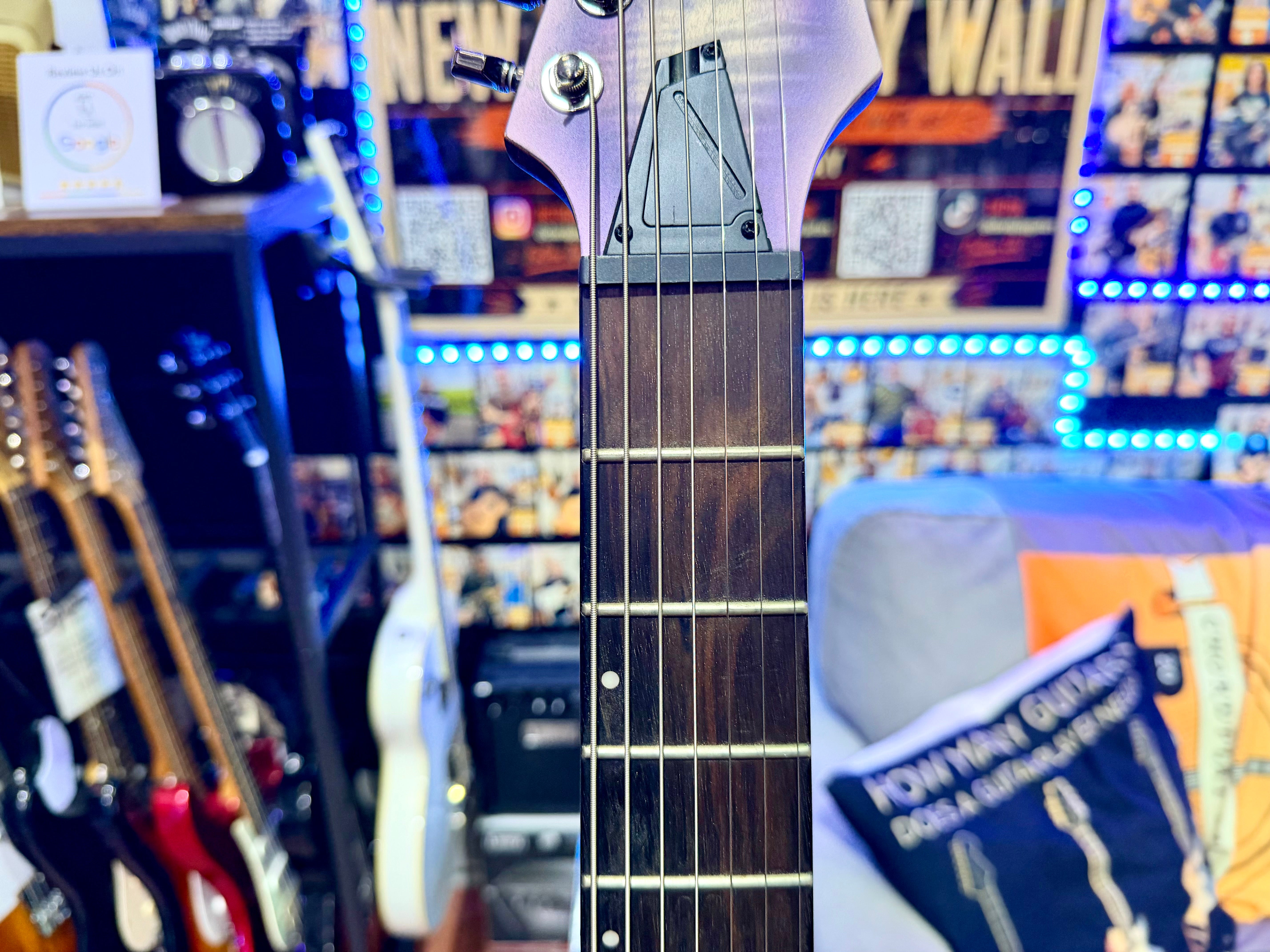 π₯2019π₯ Ibanez RGA71AL Axion Label 7 String~ Indigo Aurora Burst~ Bare Knuckle!