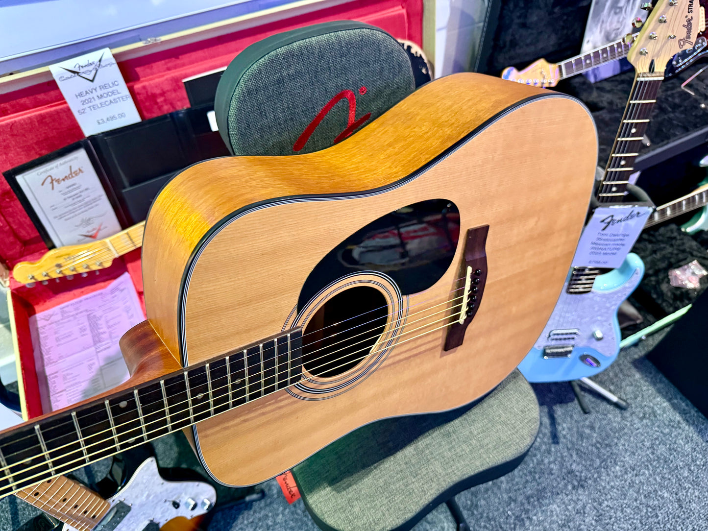 🌟MINT🌟 Farida D-8X0P Dreadnought Acoustic Guitar~ Natural Satin~ 2014 Model!