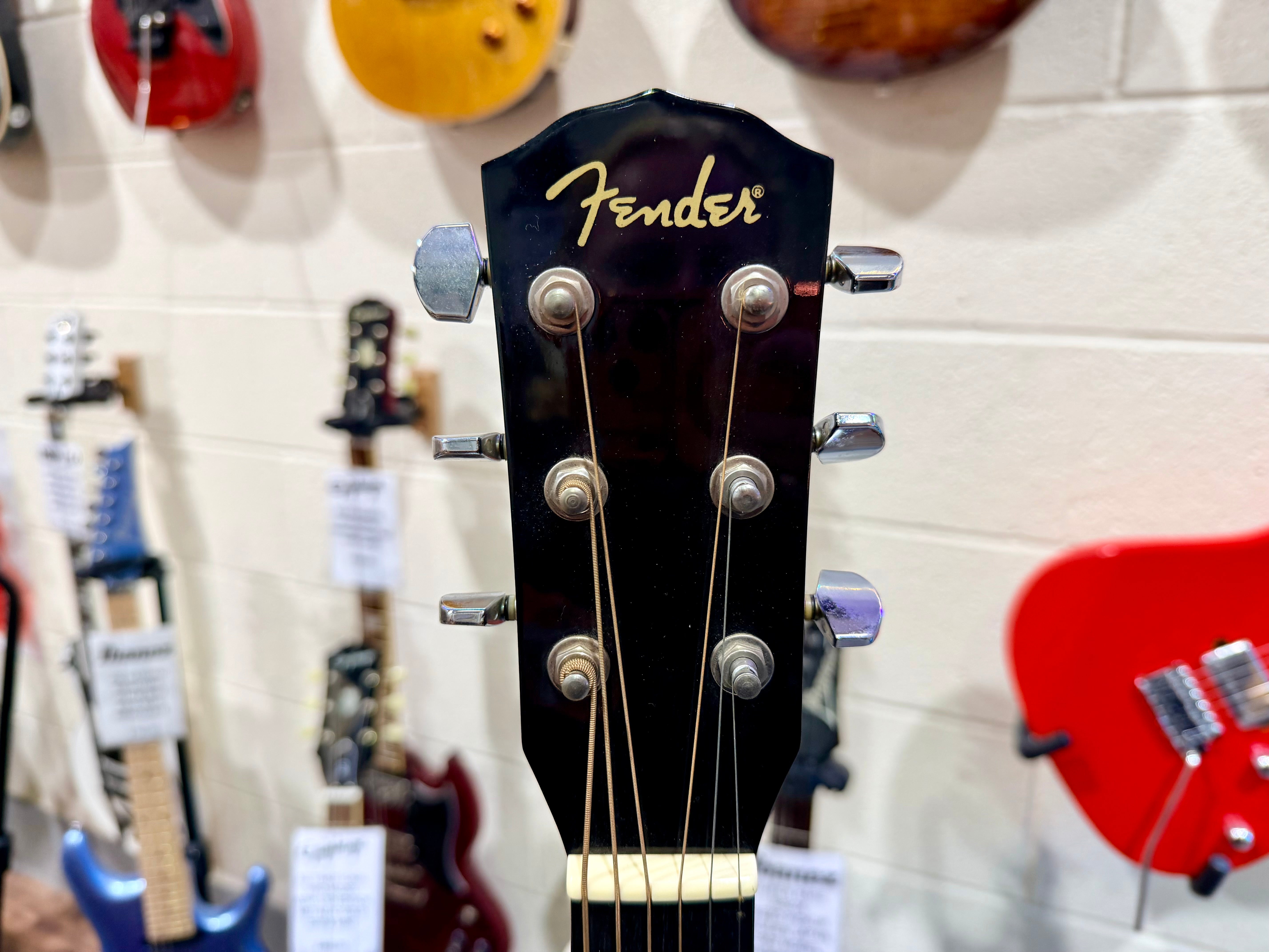 🎸PERFECT STARTER🎸 Fender DG-5 BLK Acoustic Guitar~ Full Size~ Gloss Black!