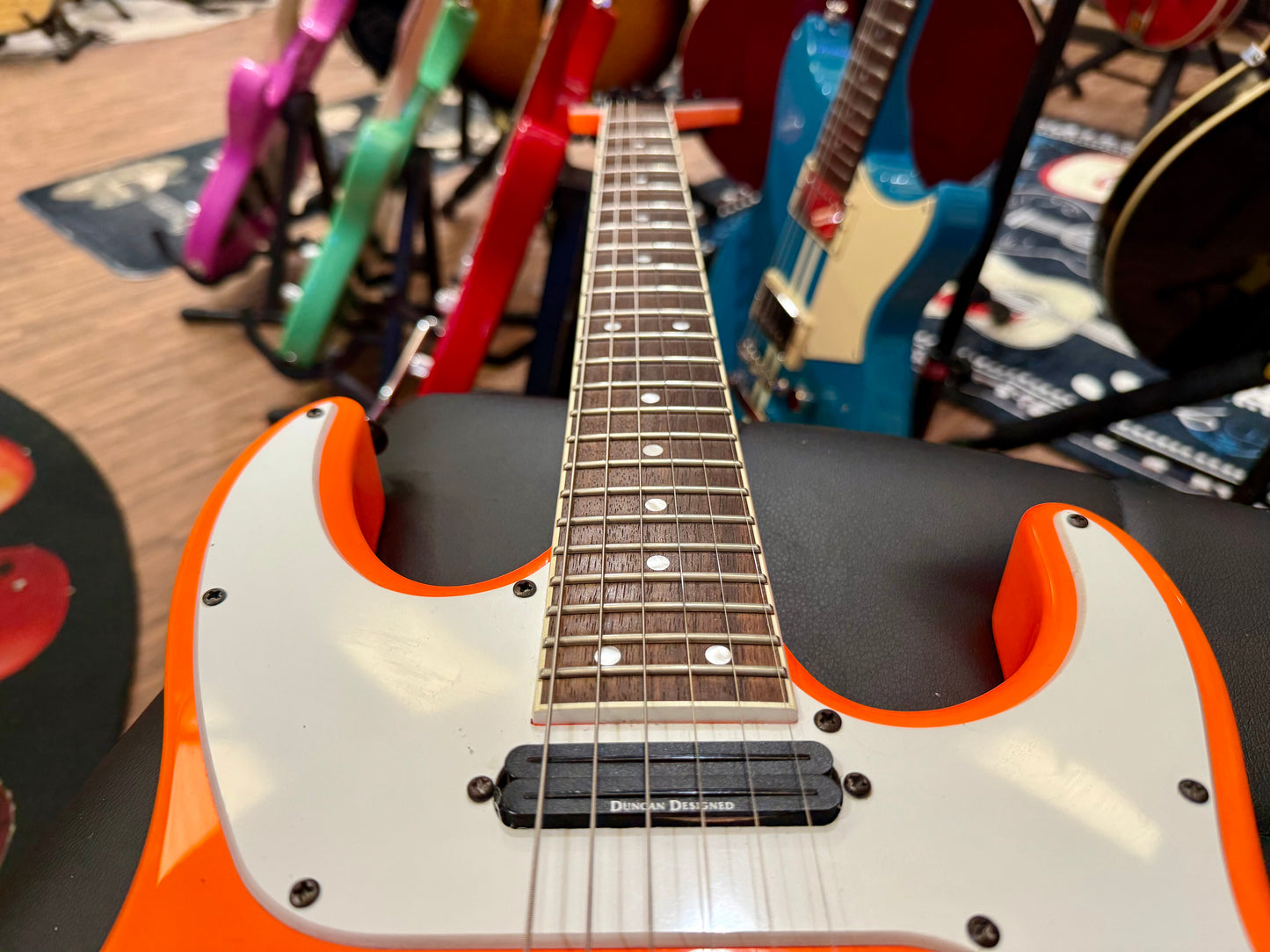 🔥NEON ORANGE🔥 Jackson X Series Soloist SL4X~ Neck Thru~ Floyd Rose~ 2019 Model