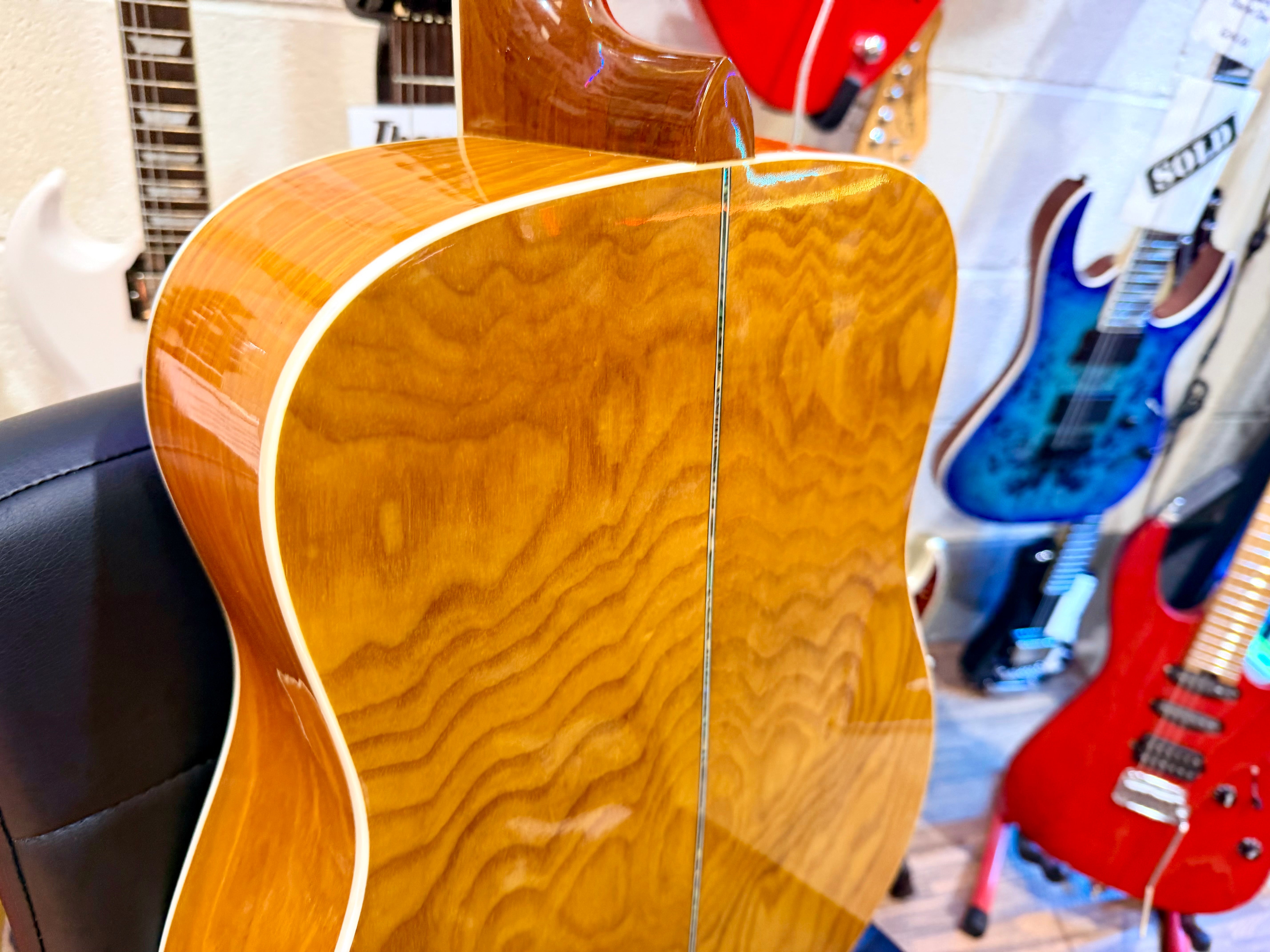 🌟STUNNING🌟 Hohner HW420G-CS Dreadnought Acoustic Guitar~ Cherry Sunburst~ 90s!