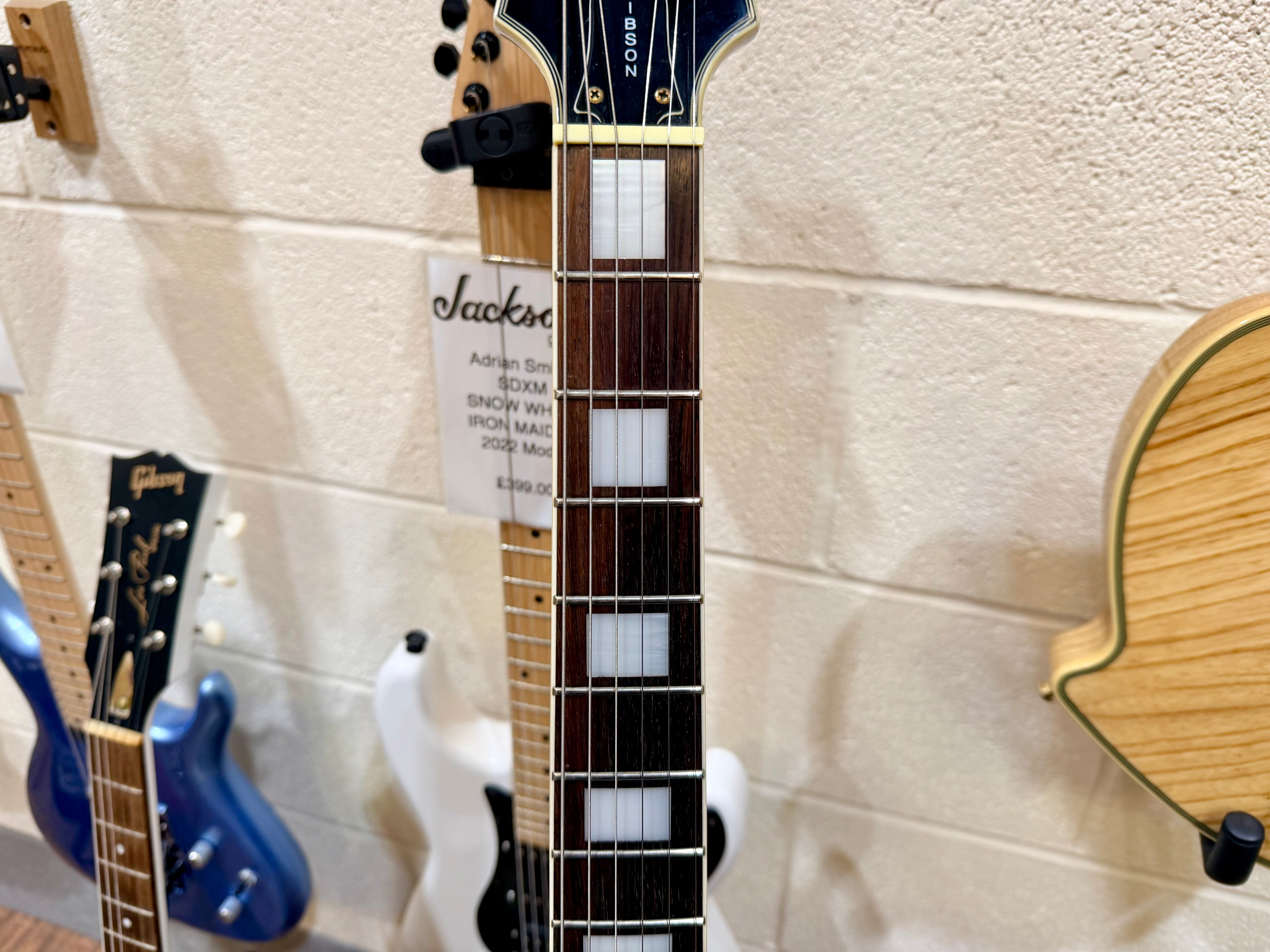 🌟2001 KOREA🌟 Epiphone Les Paul Custom~ Alpine White~ Seymour Duncan + Case!