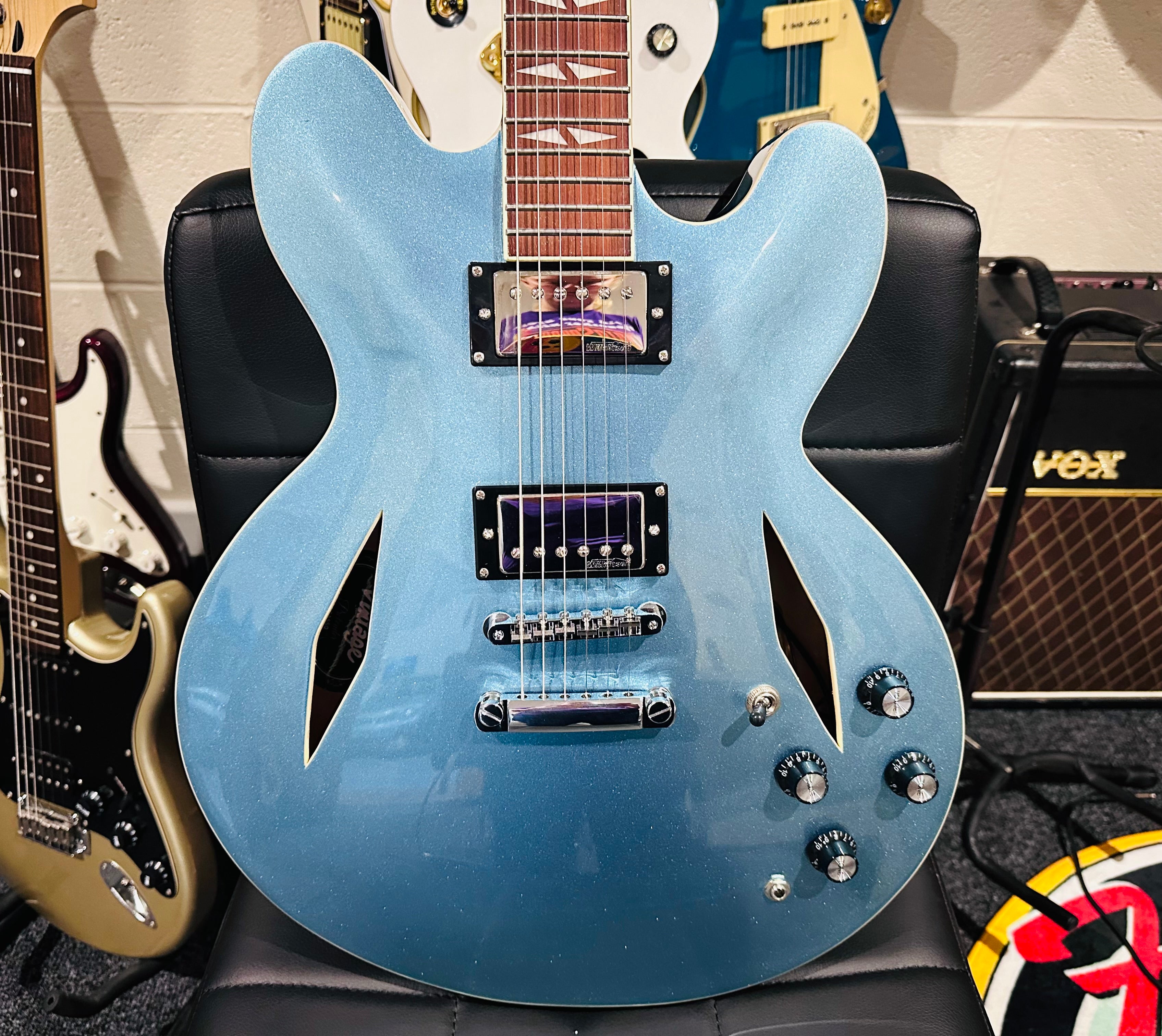 🌟 Vintage VSA550 Reissued Pretender Semi-Hollow~ Dave Grohl Foo Fighters 335 🌟