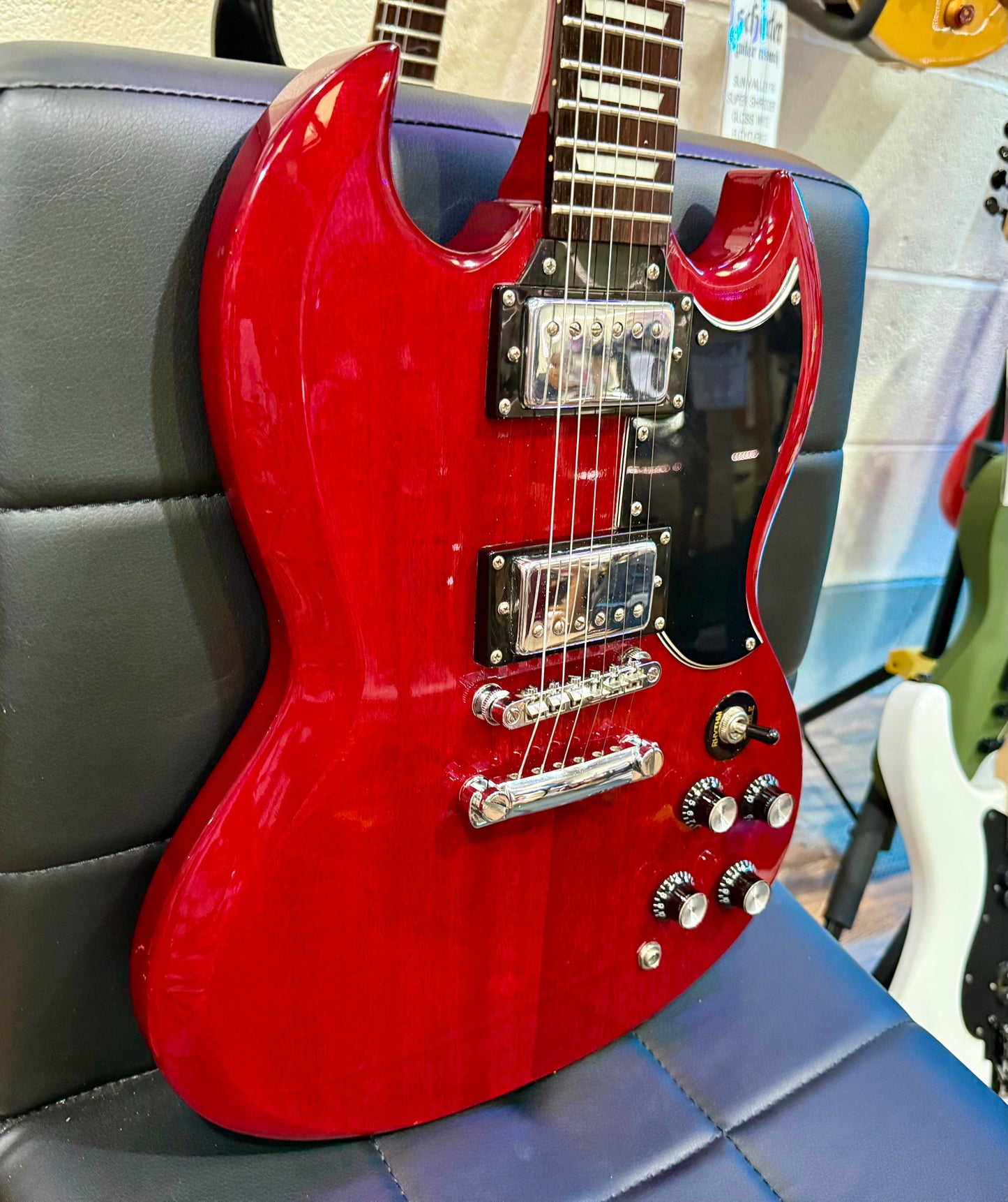 ๐ 2000 KOREA ๐ Epiphone SG G-400 Standard~ Heritage Cherry Electric Guitar!