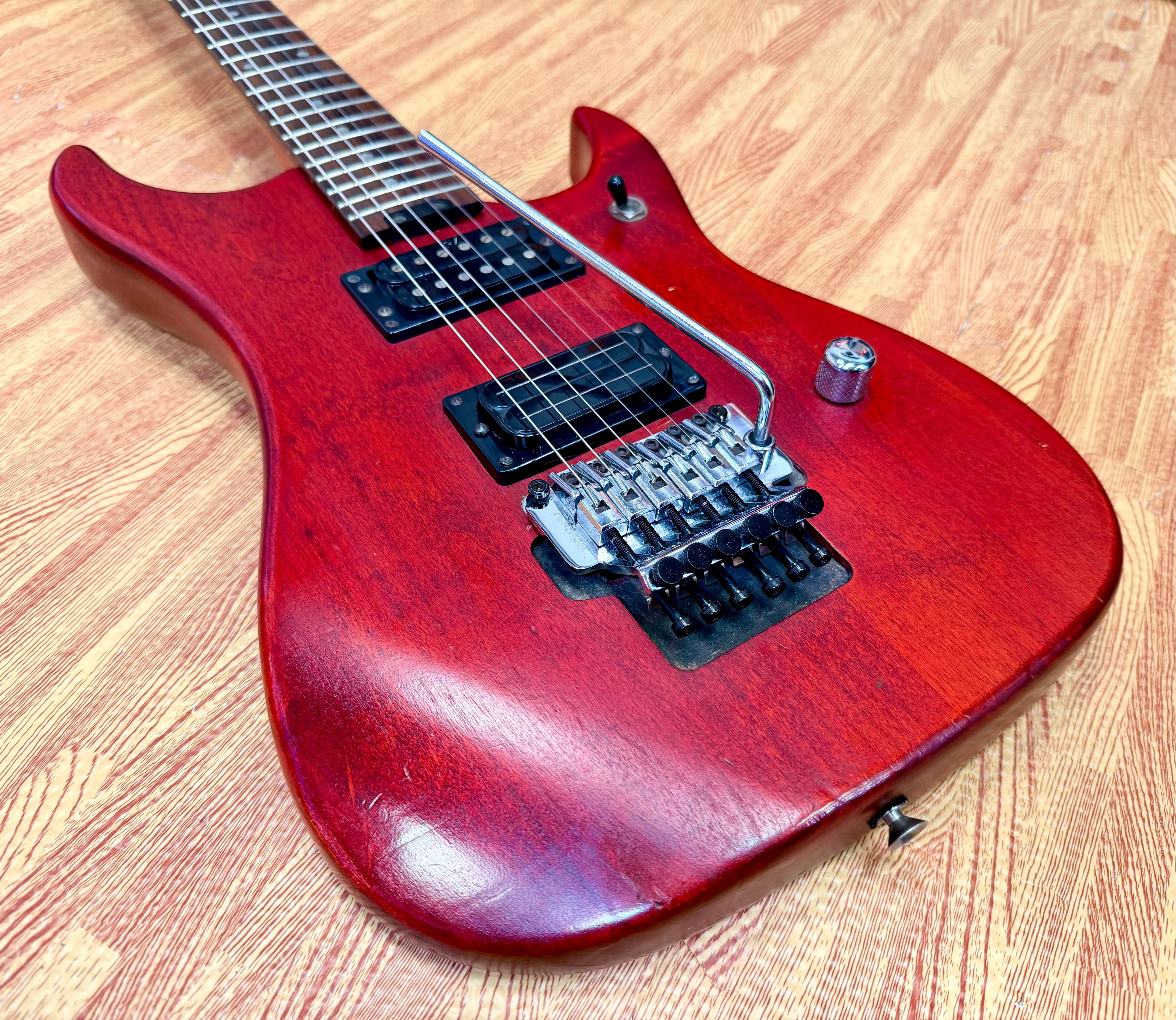 🔥1994🔥 Washburn N2 Nuno Bettencourt~ Korea Padauk Red + Gotoh + Bill Lawrence!