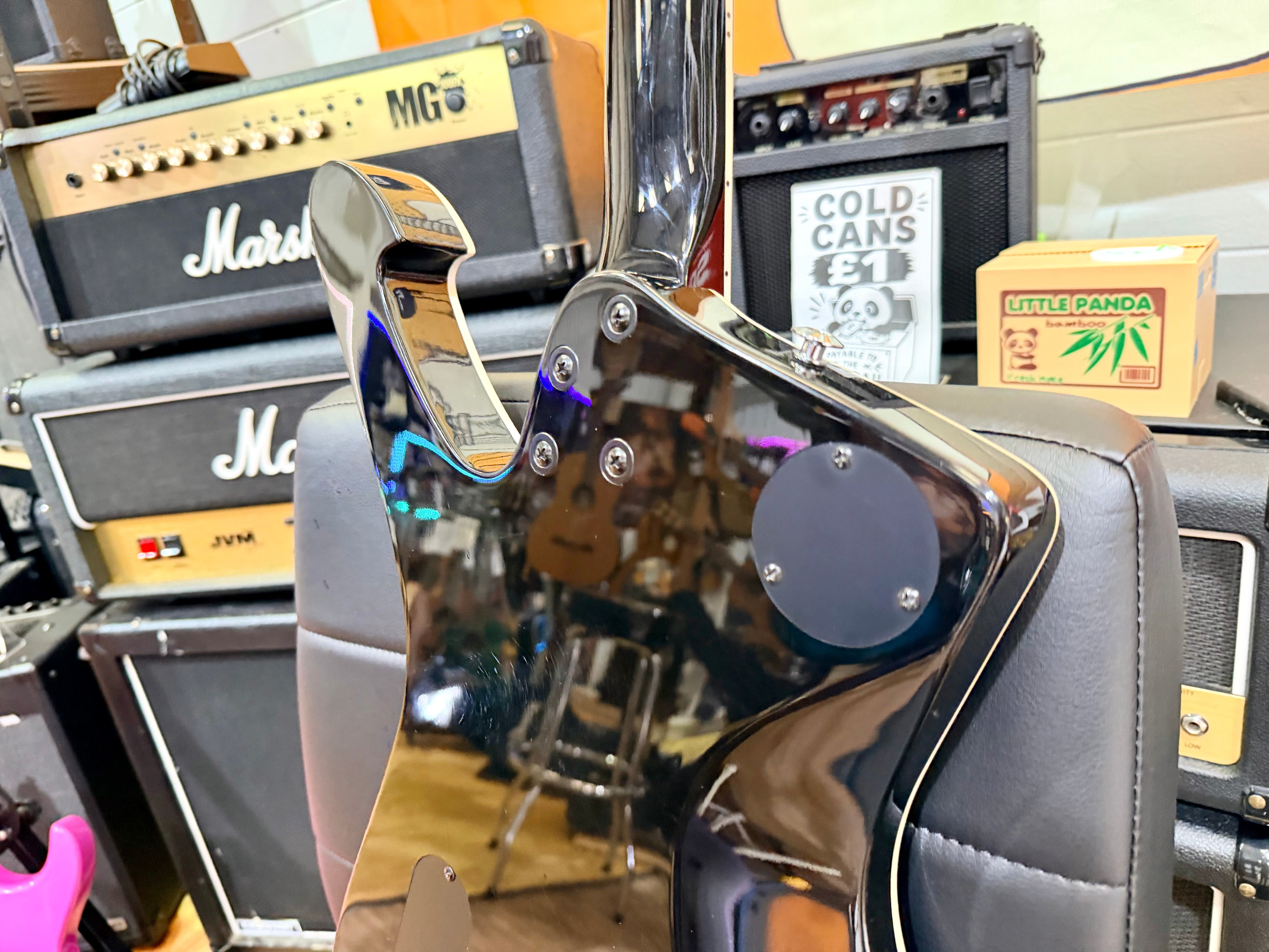 ⚡️2023⚡️ Ibanez PS60 Paul Stanley Signature~ Metallic Silver Sparkle Guitar!