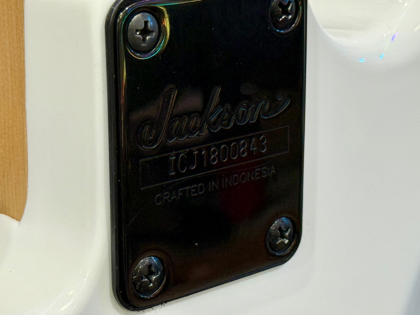 🔥MINT 2018🔥 Jackson Adrian Smith SDXM~ Snow White~ Iron Maiden Signature!