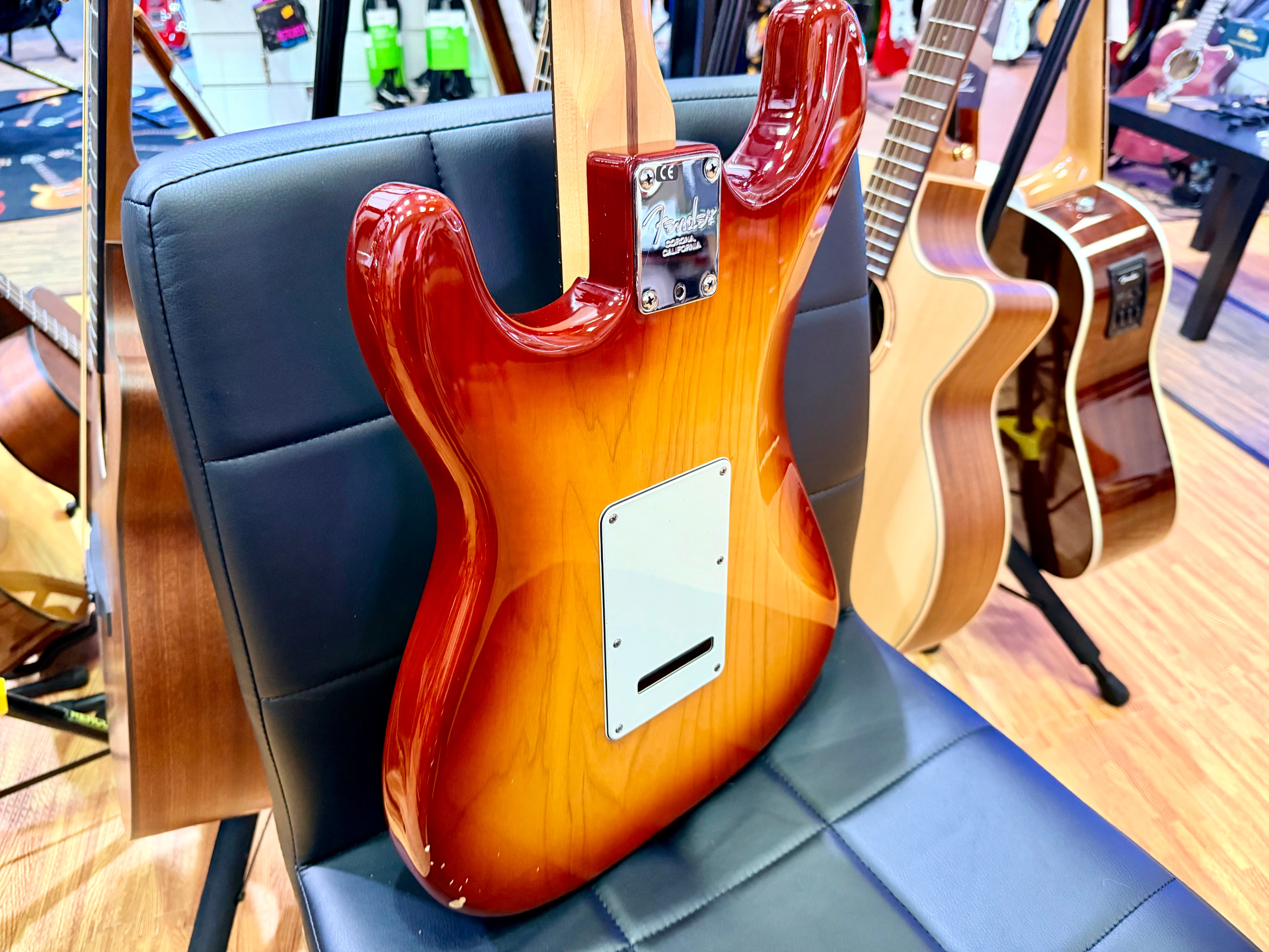 🇺🇸 2015 Fender American Standard Stratocaster HSS Shawbucker~ Sienna Sunburst!