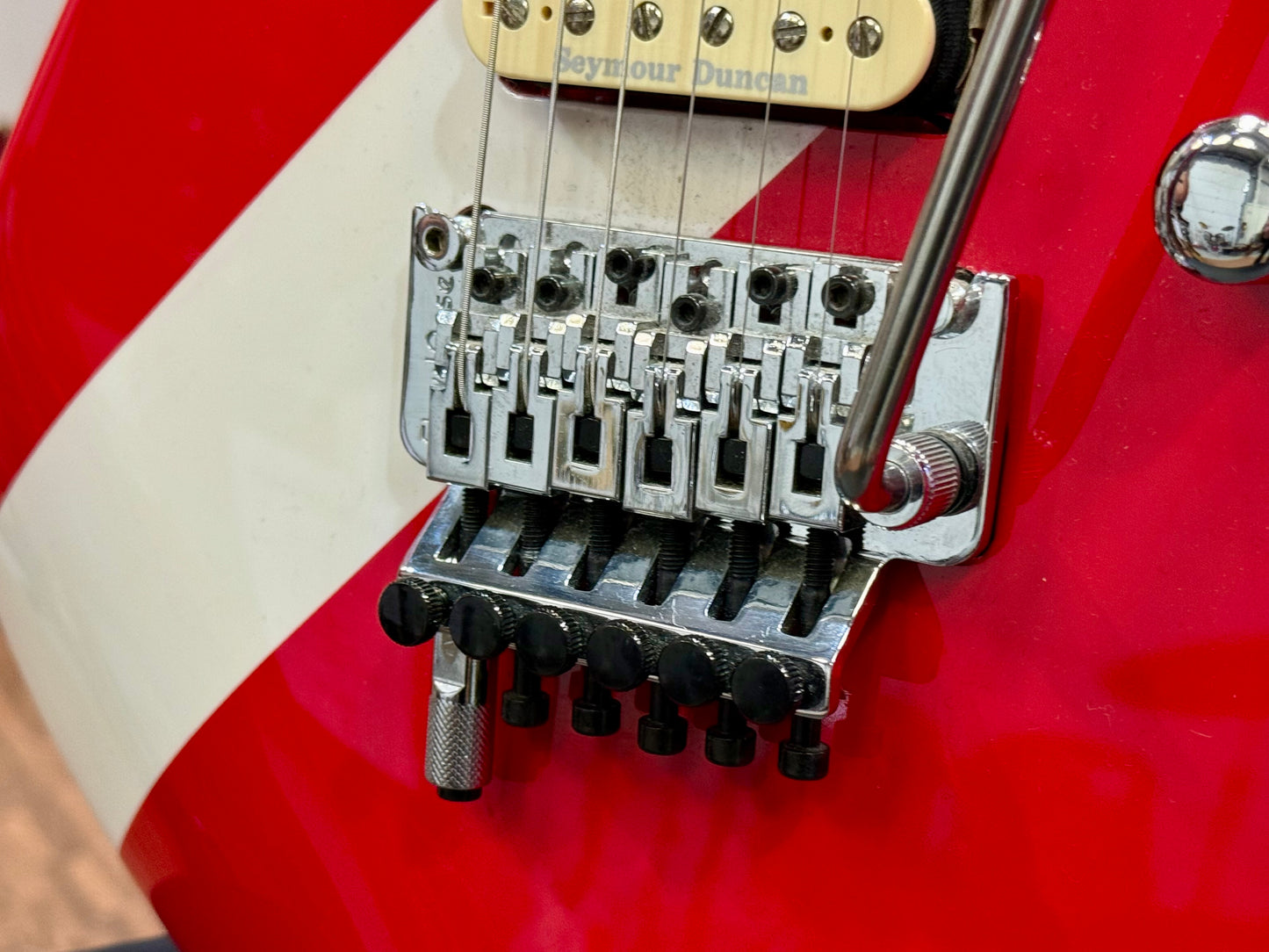 🔥RARE🔥 Kramer The 84 1984 Van Halen~ Diver Down Custom Ltd Edition~EVH D Tuna!