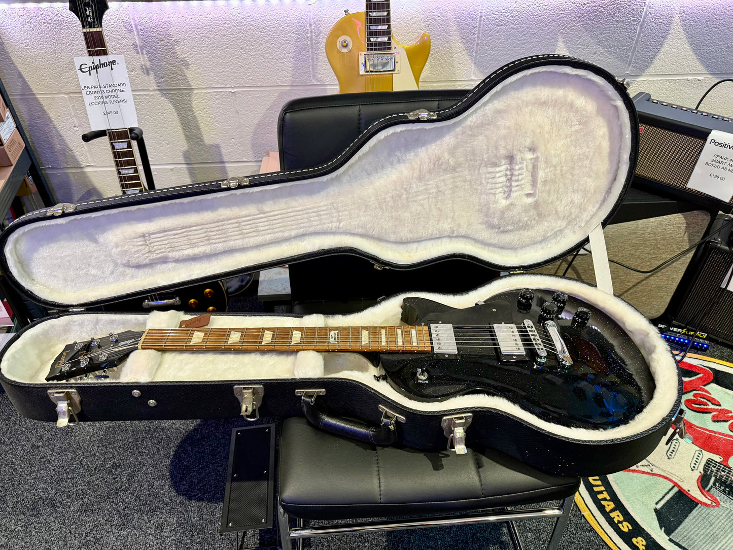 ✨120th ANNIVERSARY ✨ Gibson Les Paul Studio Pro Graphite Pearl Sparkle~USA 2014