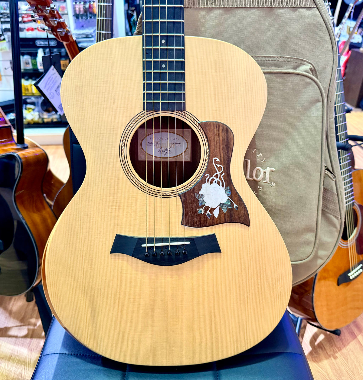 2019 Taylor Academy 12e Grand Concert Electro-Acoustic Guitar~ Natural + GigBag