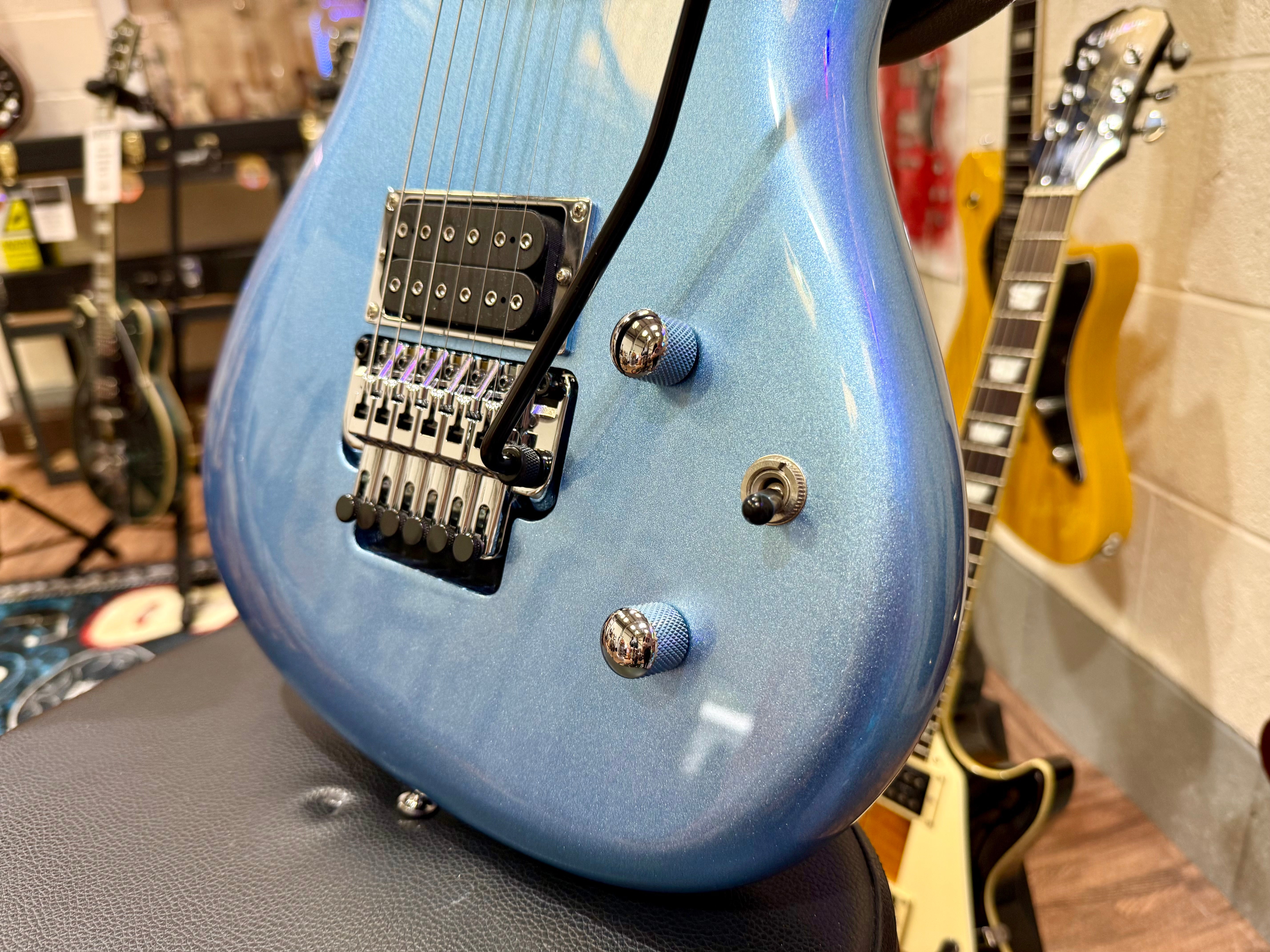 🔥MINT 2022🔥 Ibanez Signature JS140M Joe Satriani Soda Blue~ Edge Zero~ Ex-Demo