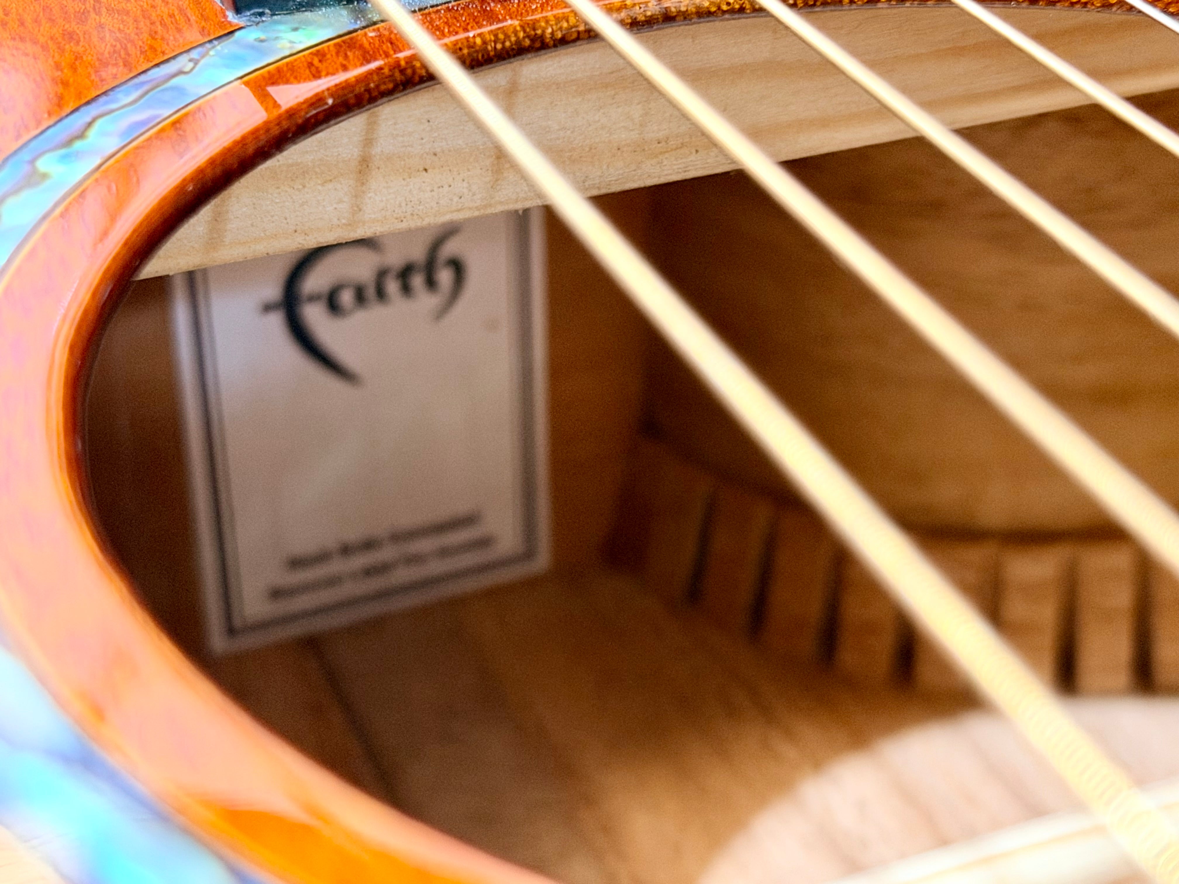 🌟MINT🌟 Faith FVBMB Venus Trembesi Blood Moon Burst~ Electro Acoustic~ Hard Case!