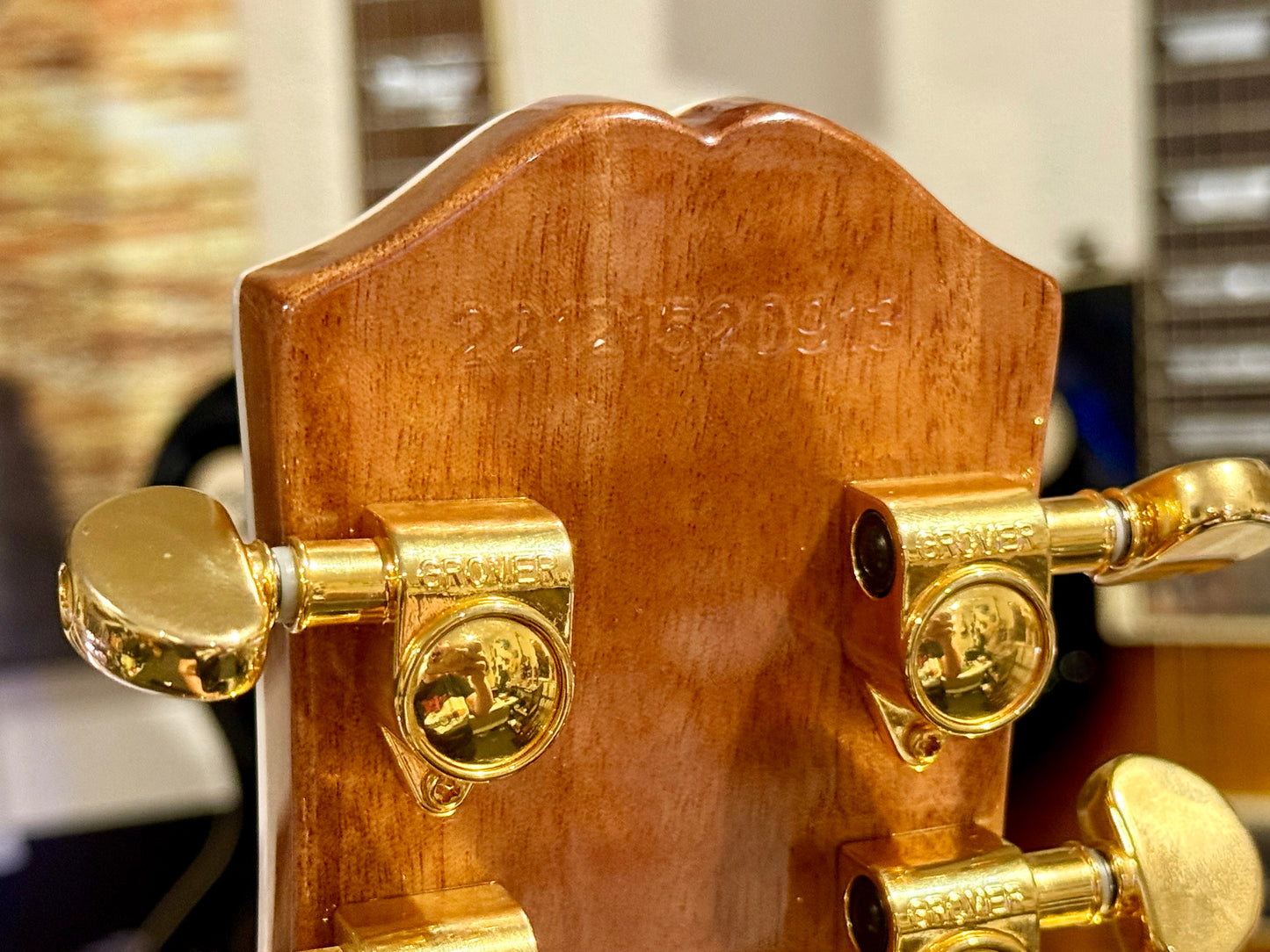 🔥MINT 2022🔥 Epiphone Les Paul Custom Koa Natural~ Gold Hardware~ Hard Case!