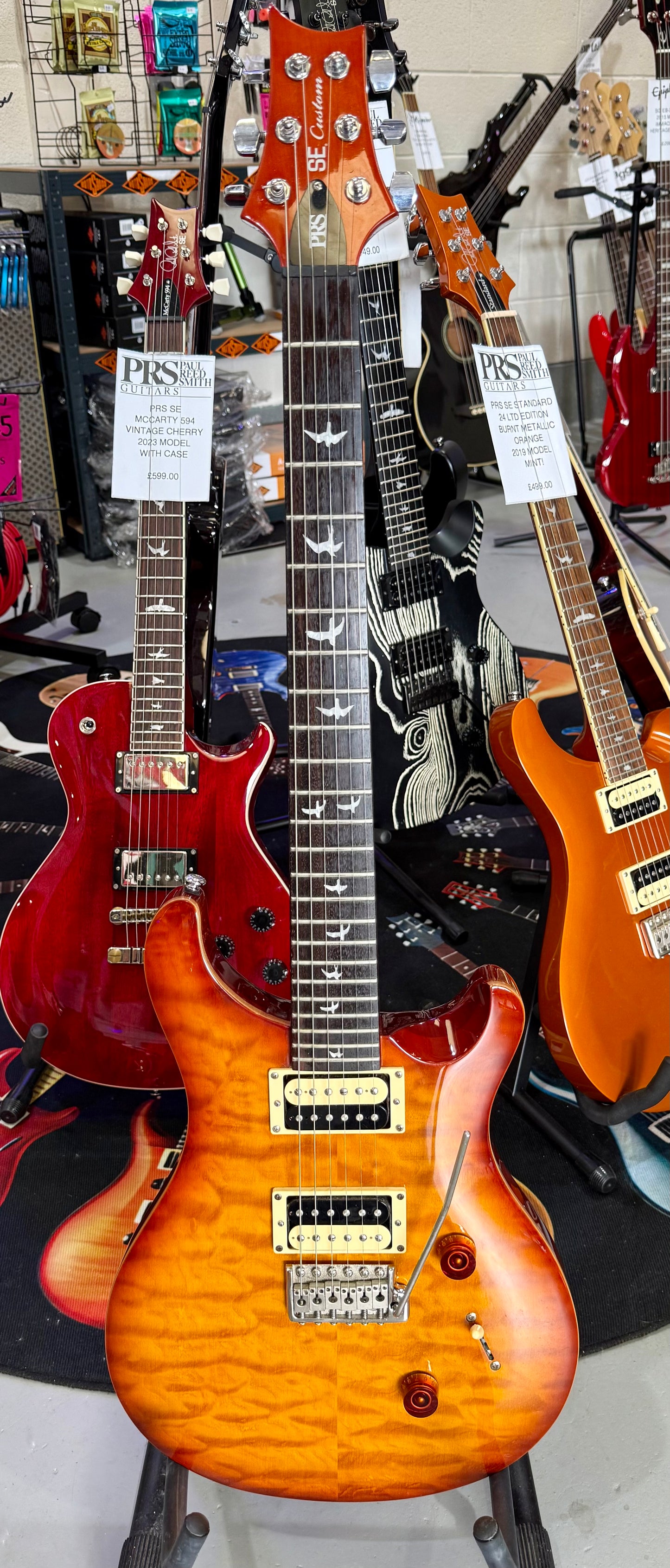 ๐ 30th Anniversary Ltd Edition ๐ PRS SE Custom 24~ Vintage Sunburst Quilt Top!