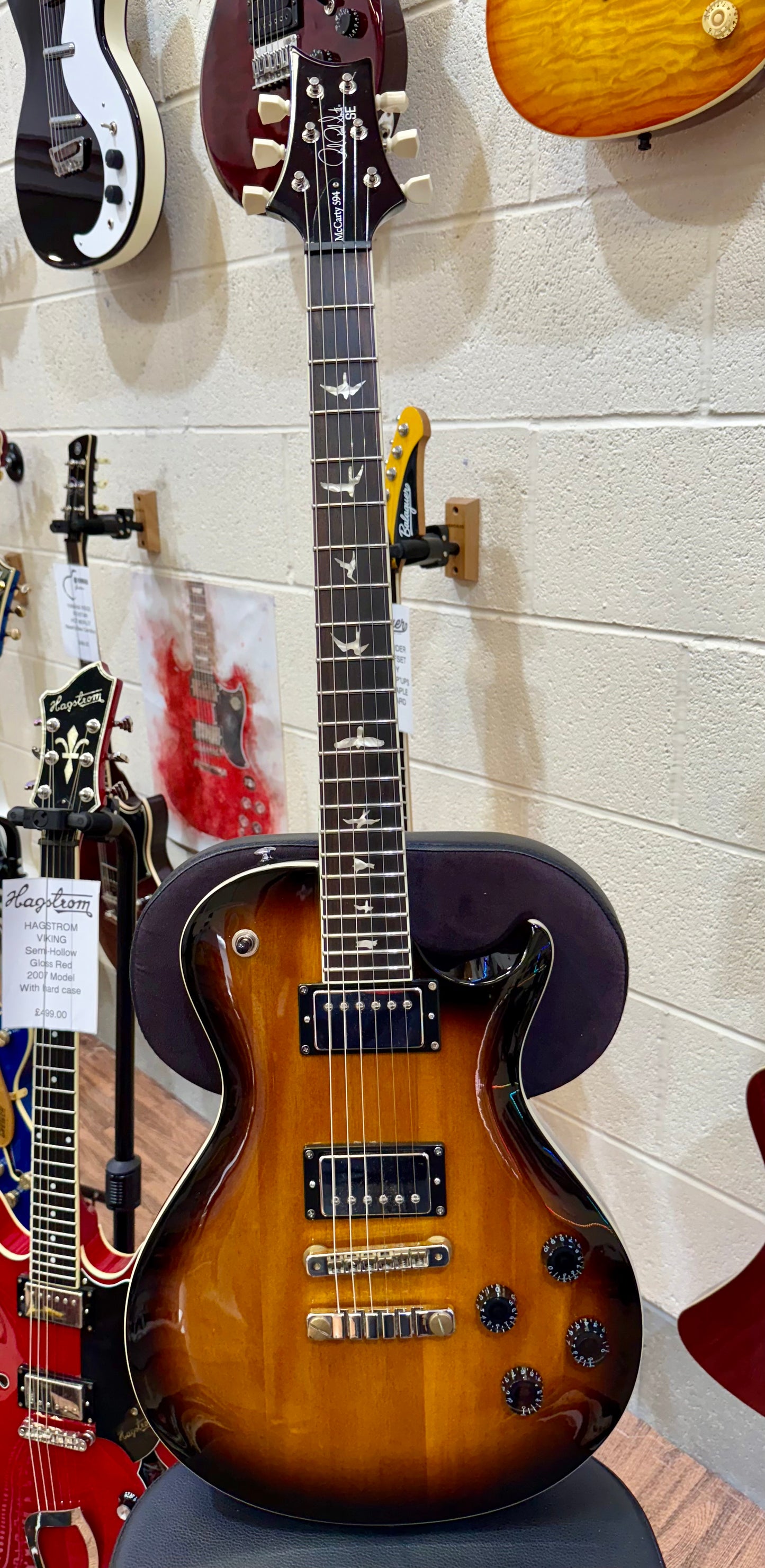 🔥MINT 2022🔥 PRS SE McCarty 594 Singlecut Standard~ Tobacco Sunburst~ Gig Bag!