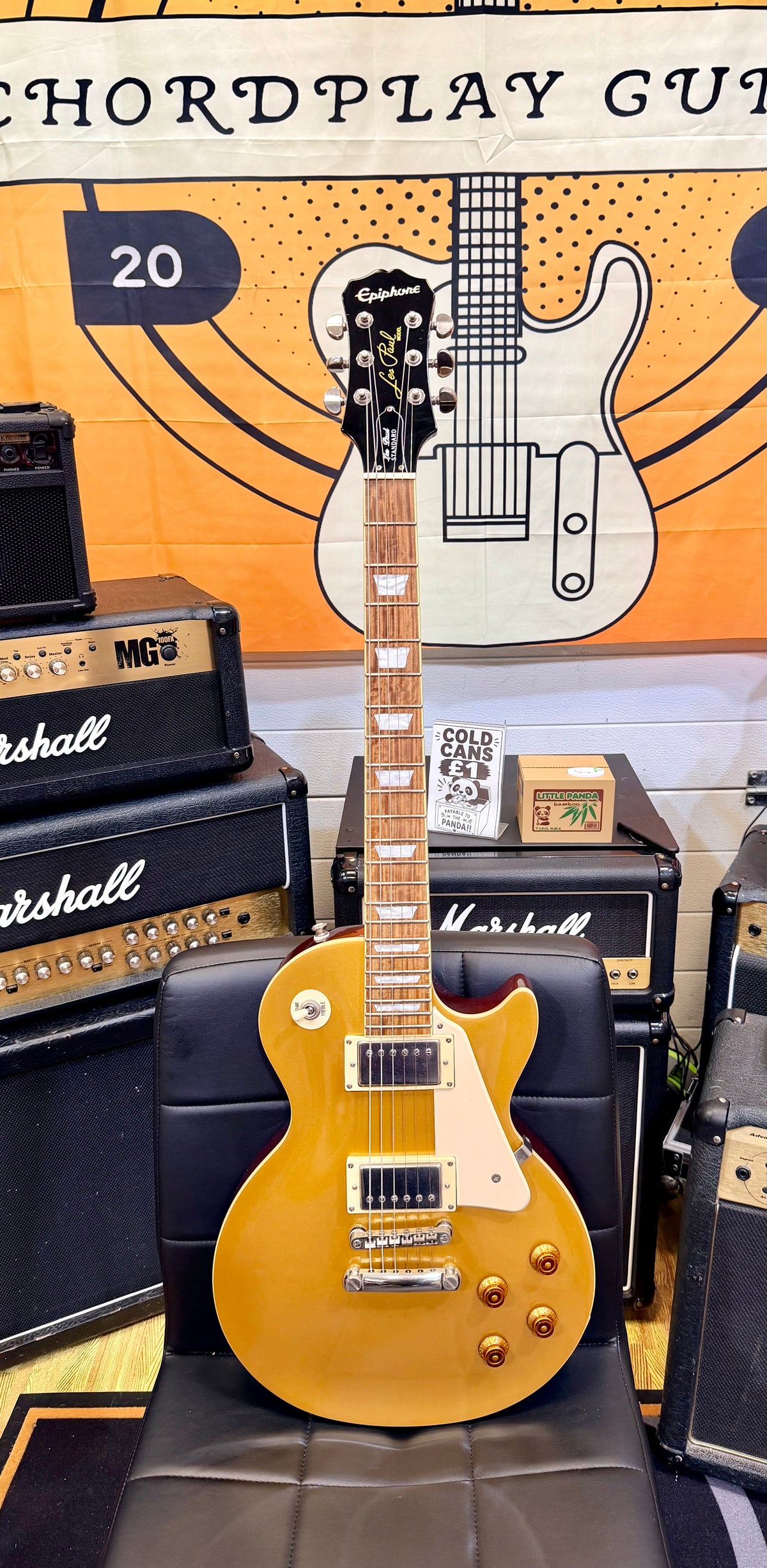 ✨2018✨ Epiphone Les Paul Standard Goldtop~ Electric Guitar~ Superb Condition!