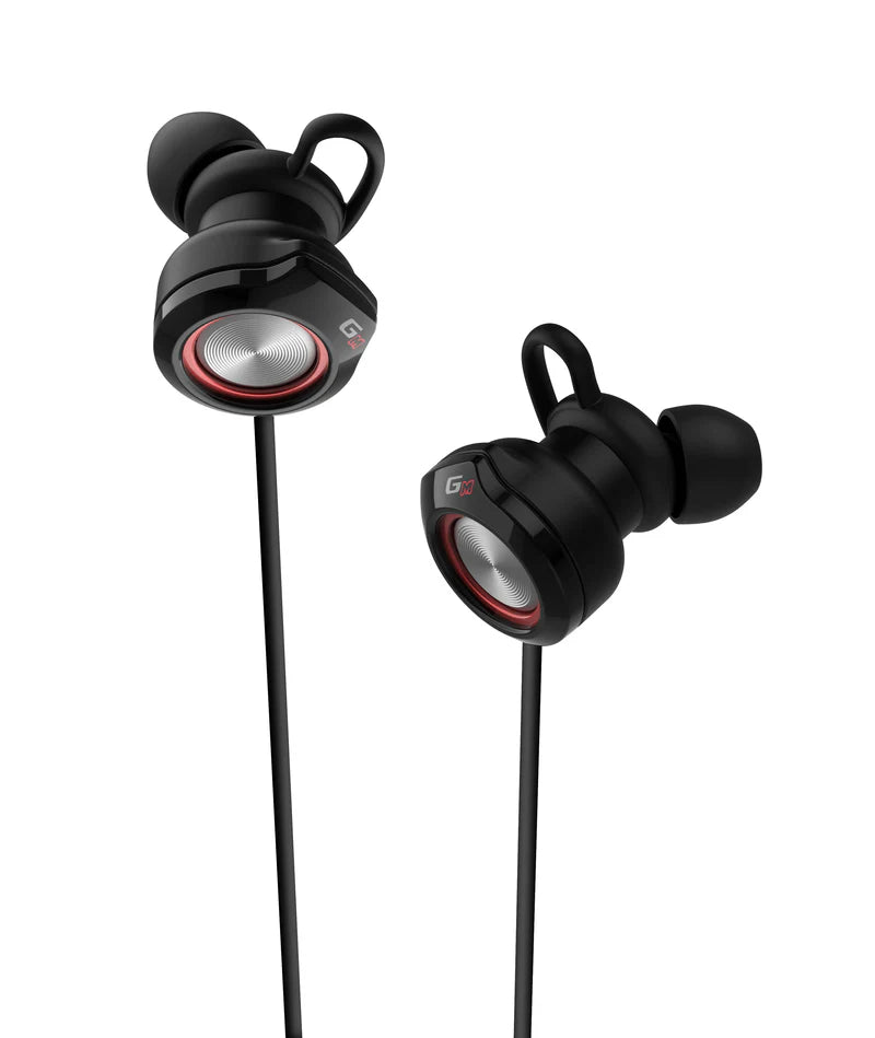 Edifier GM3SE In-Ear Gaming Earphones With Detachable Microphone For PC / Android / IOS & PS4 - Black & Red