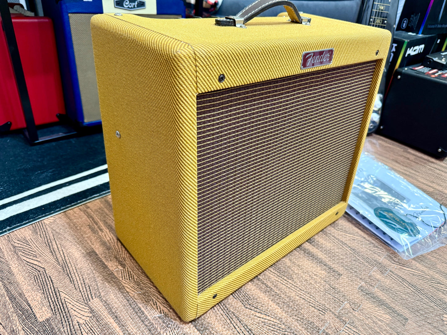 🌟MINT🌟 Fender Blues Junior Lacquered Tweed Valve Guitar Combo Amplifier~Jensen