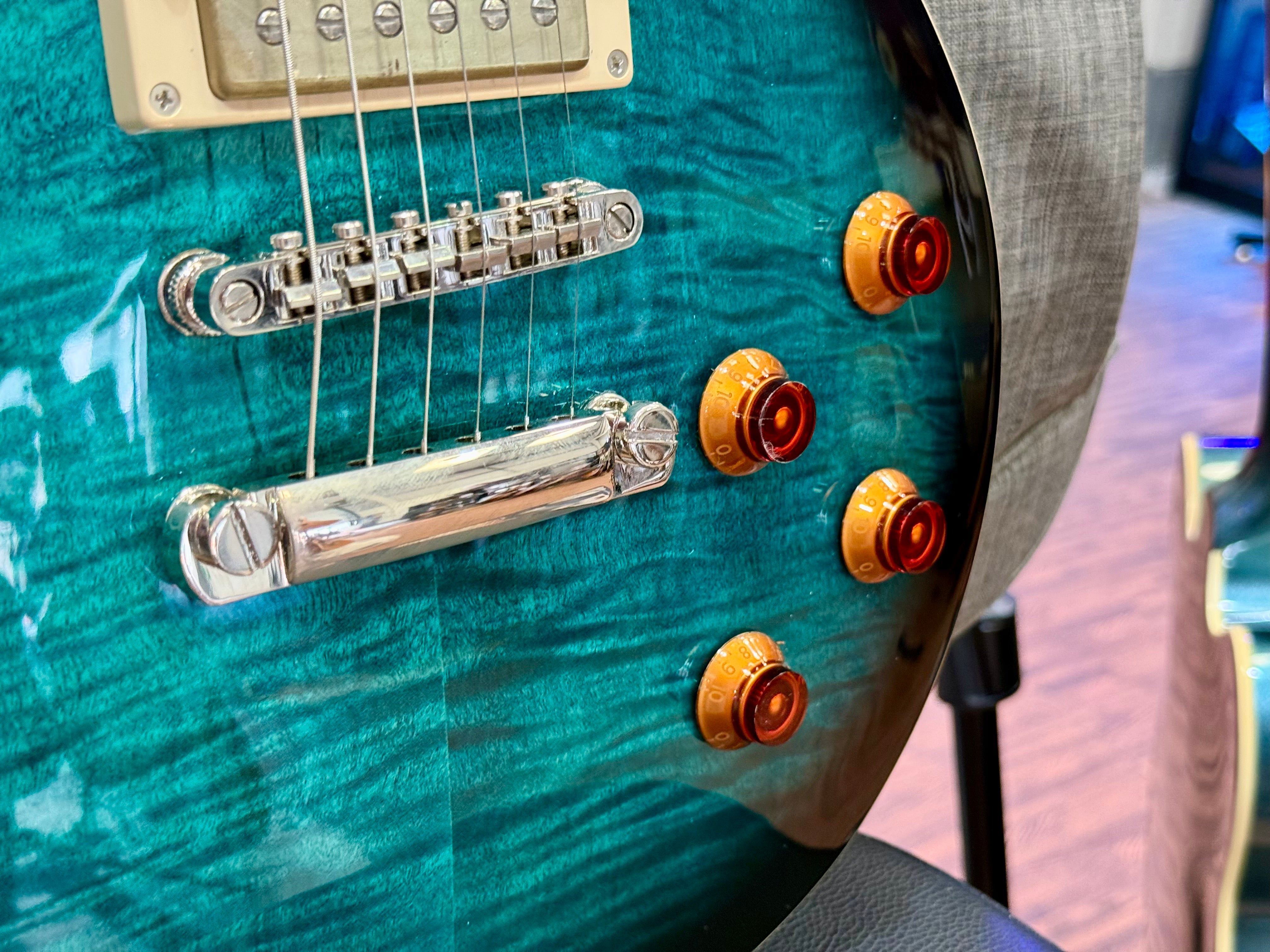 🌟 2025 LAUNCH OFFER 🌟 Cort CR250 Les Paul Guitar~ Dark Blue Burst + BAG!